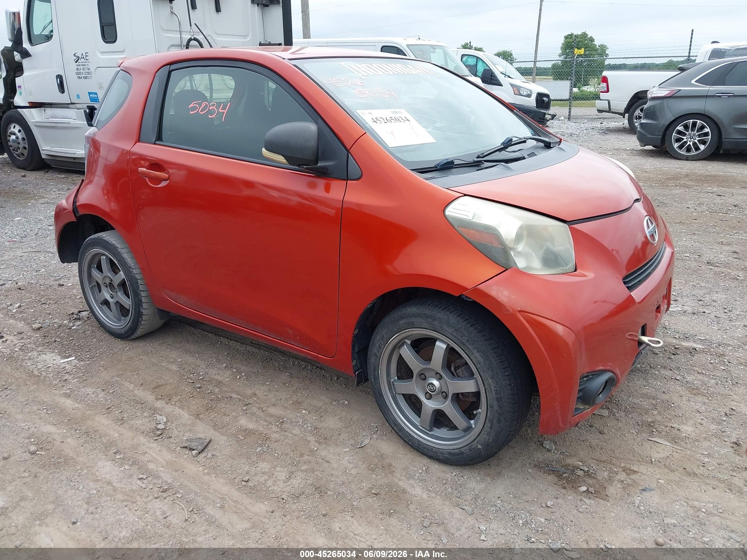 2012 Scion iQ, VIN JTNJJXB02CJ020042 — Normal wear