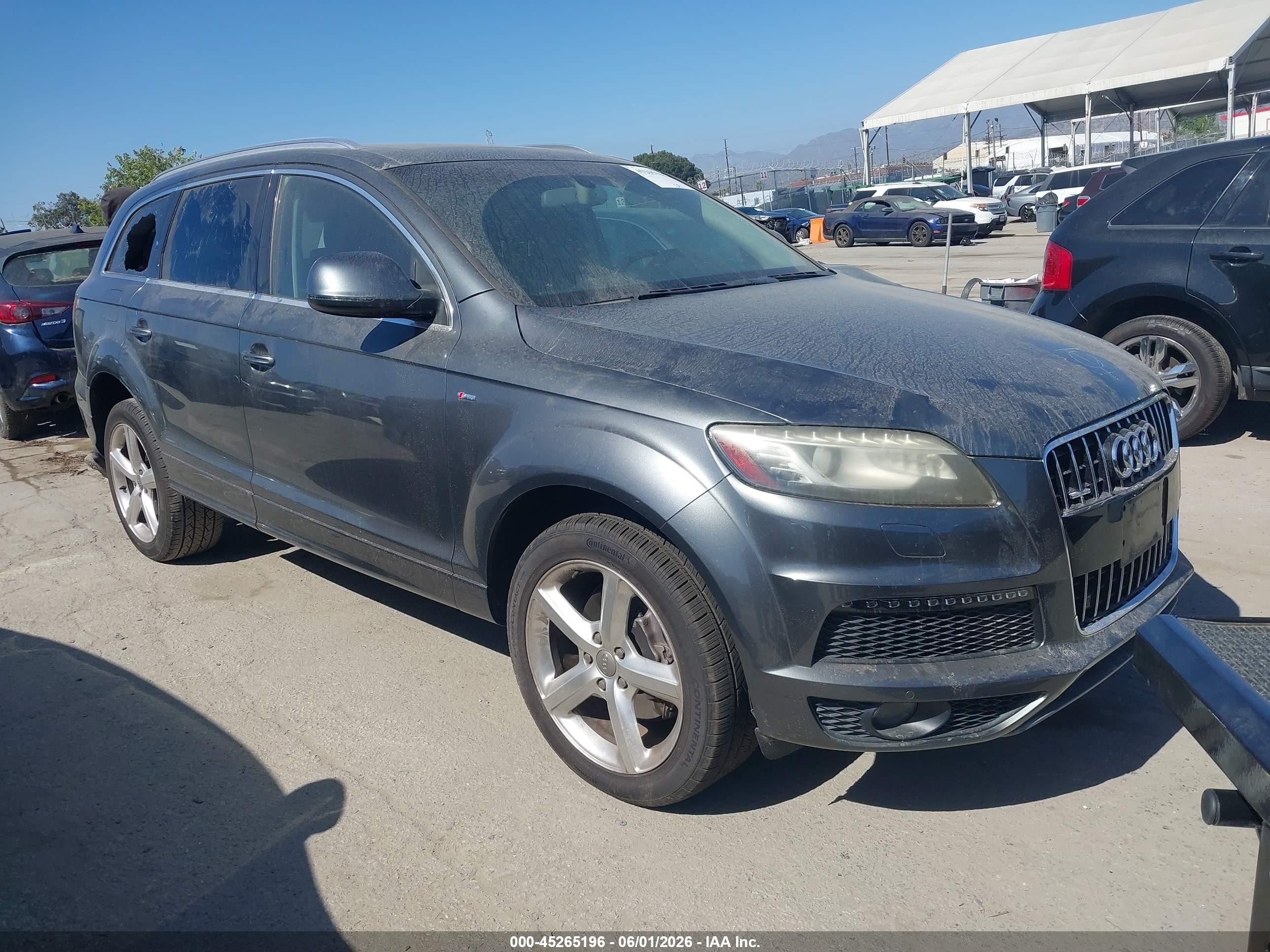 2010 Audi Q7 Prestige, VIN WA1WMAFE7AD002727 — После угона