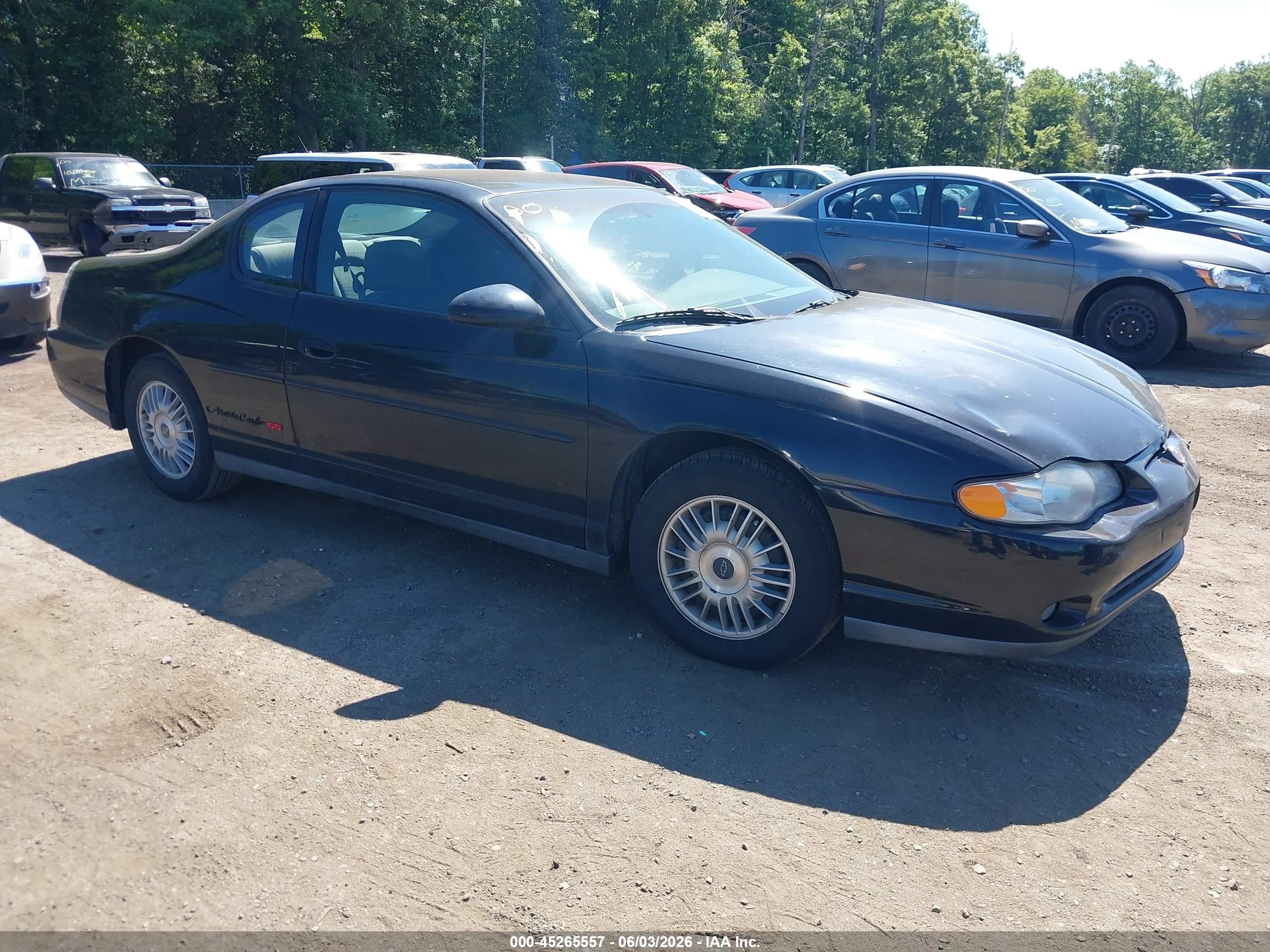 2002 Chevrolet Monte Carlo LS, VIN 2G1WW12EX29154305 — Перед