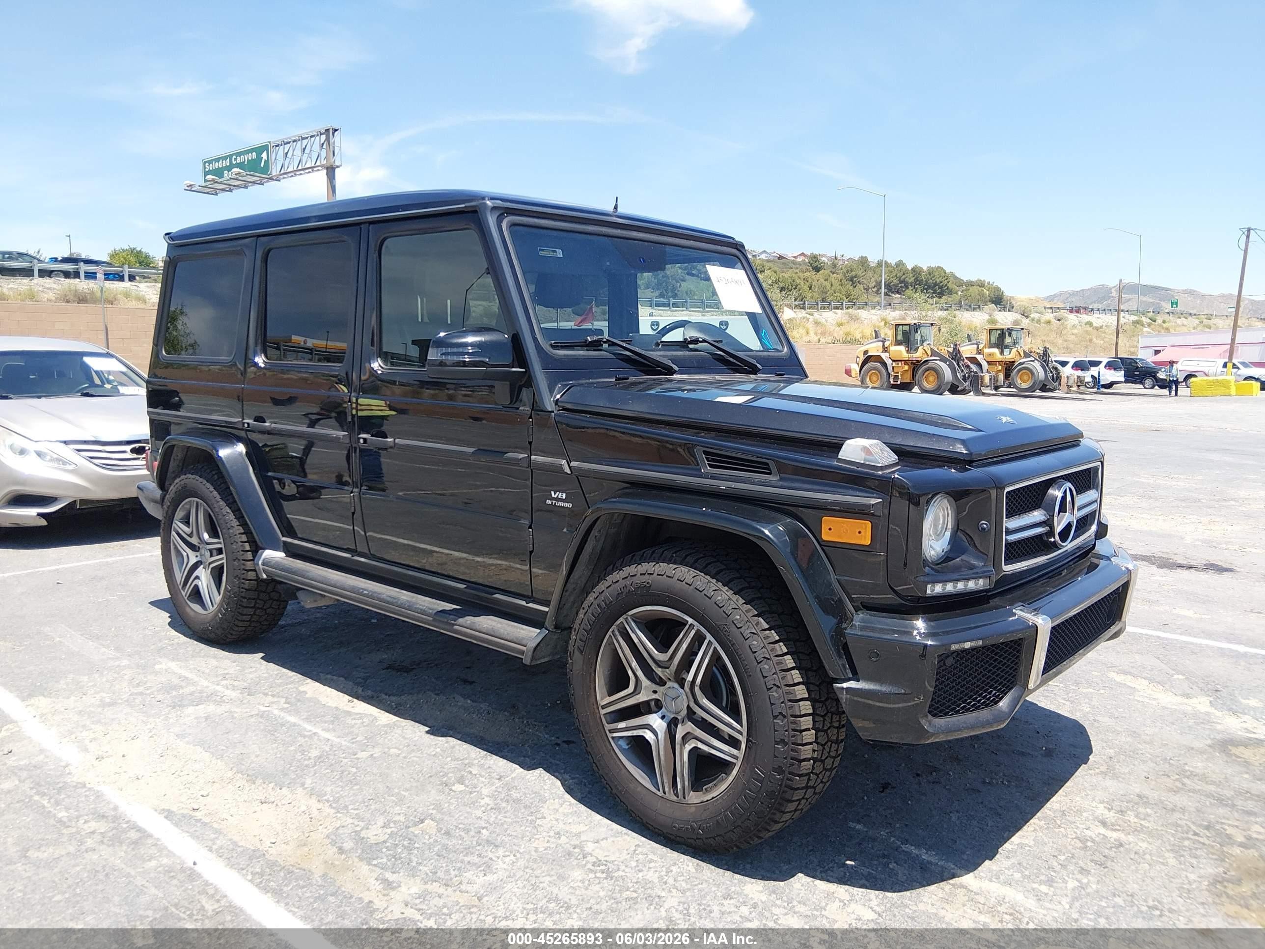 2013 Mercedes-Benz G 63 AMG, VIN WDCYC7DF8DX200648 — Front end
