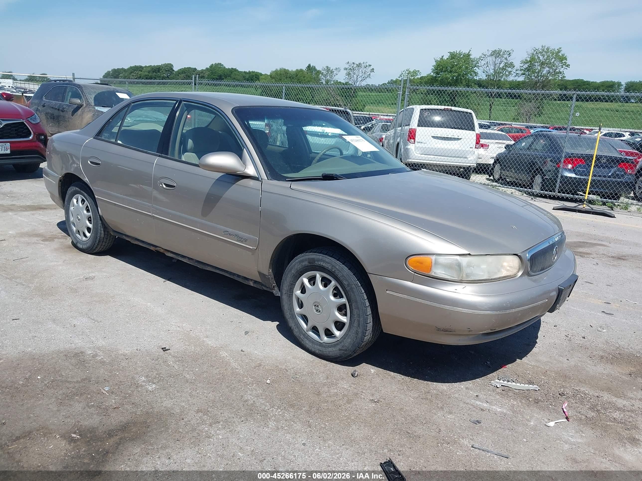 2001 Buick Century Custom, VIN 2G4WS52J911317848 — Град