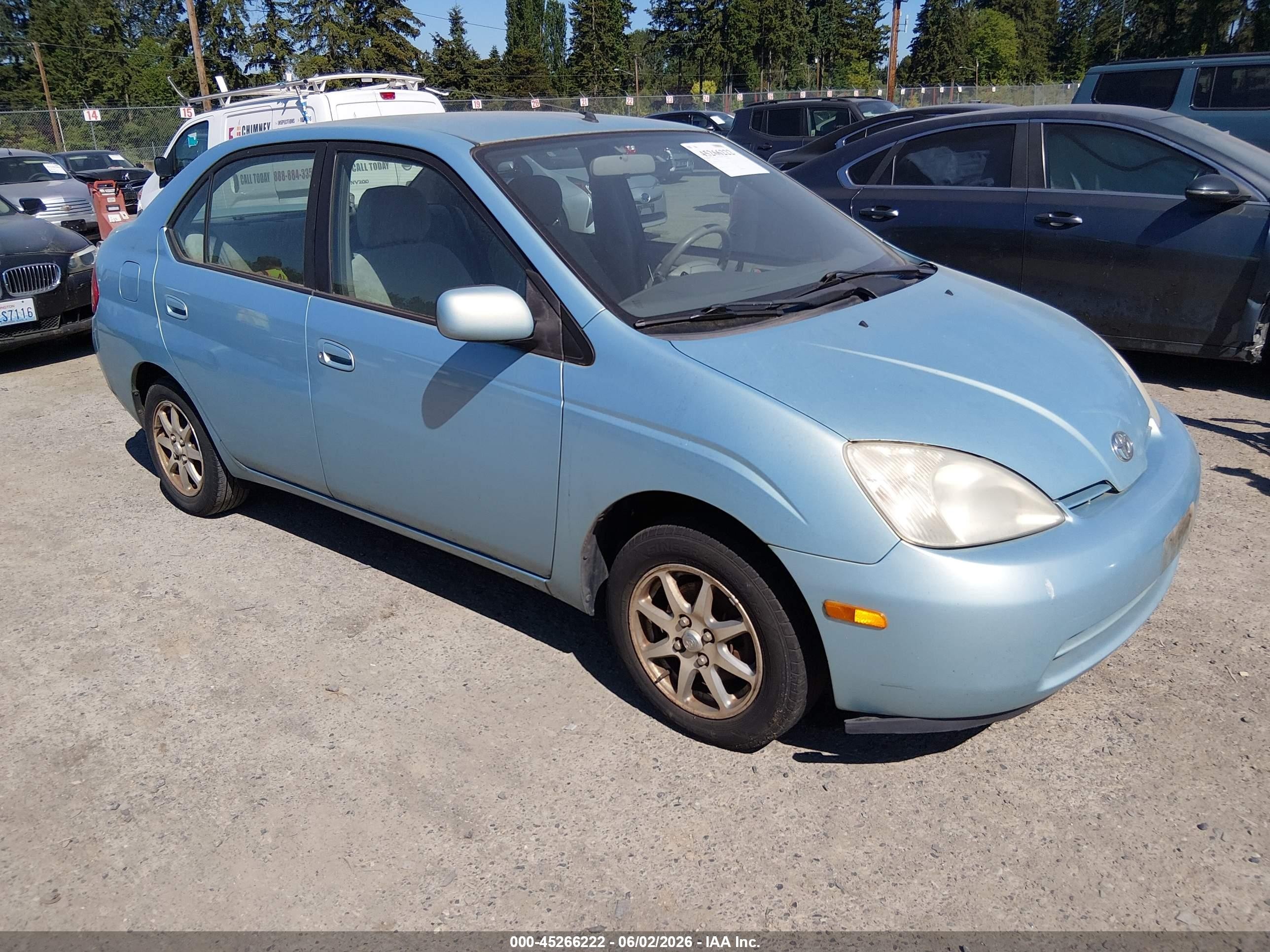 2001 Toyota Prius, VIN JT2BK12U610022345 — Normal wear