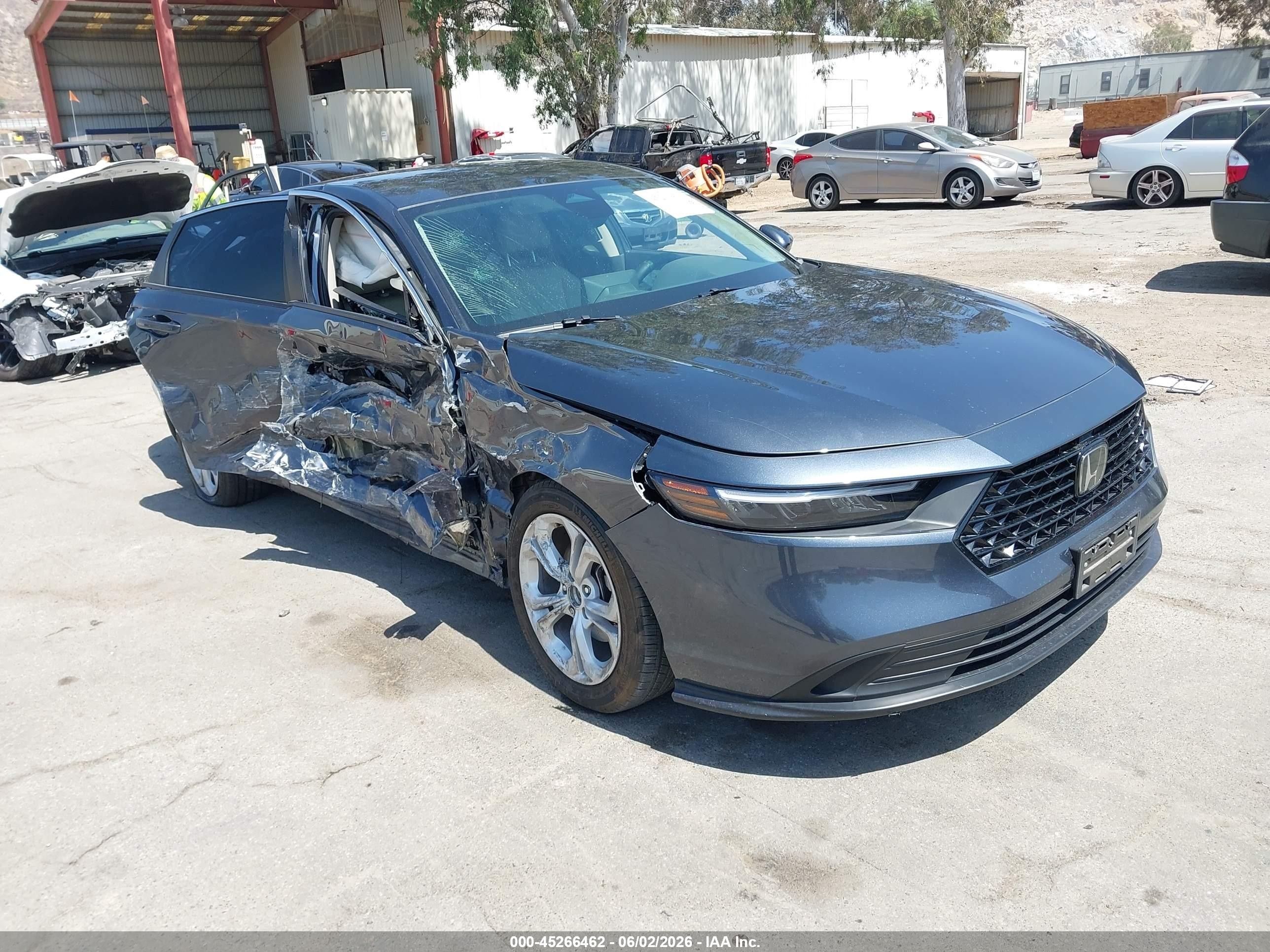 2025 Honda Accord LX, VIN 1HGCY1F20SA051291 — Biohazard / chemical