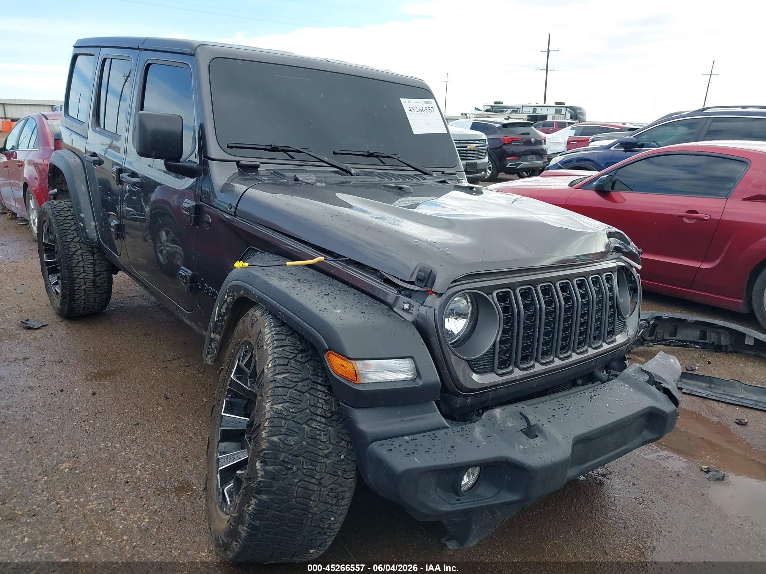 2025 Jeep Wrangler Willys, VIN 1C4PJXDGXSW545411 — Side
