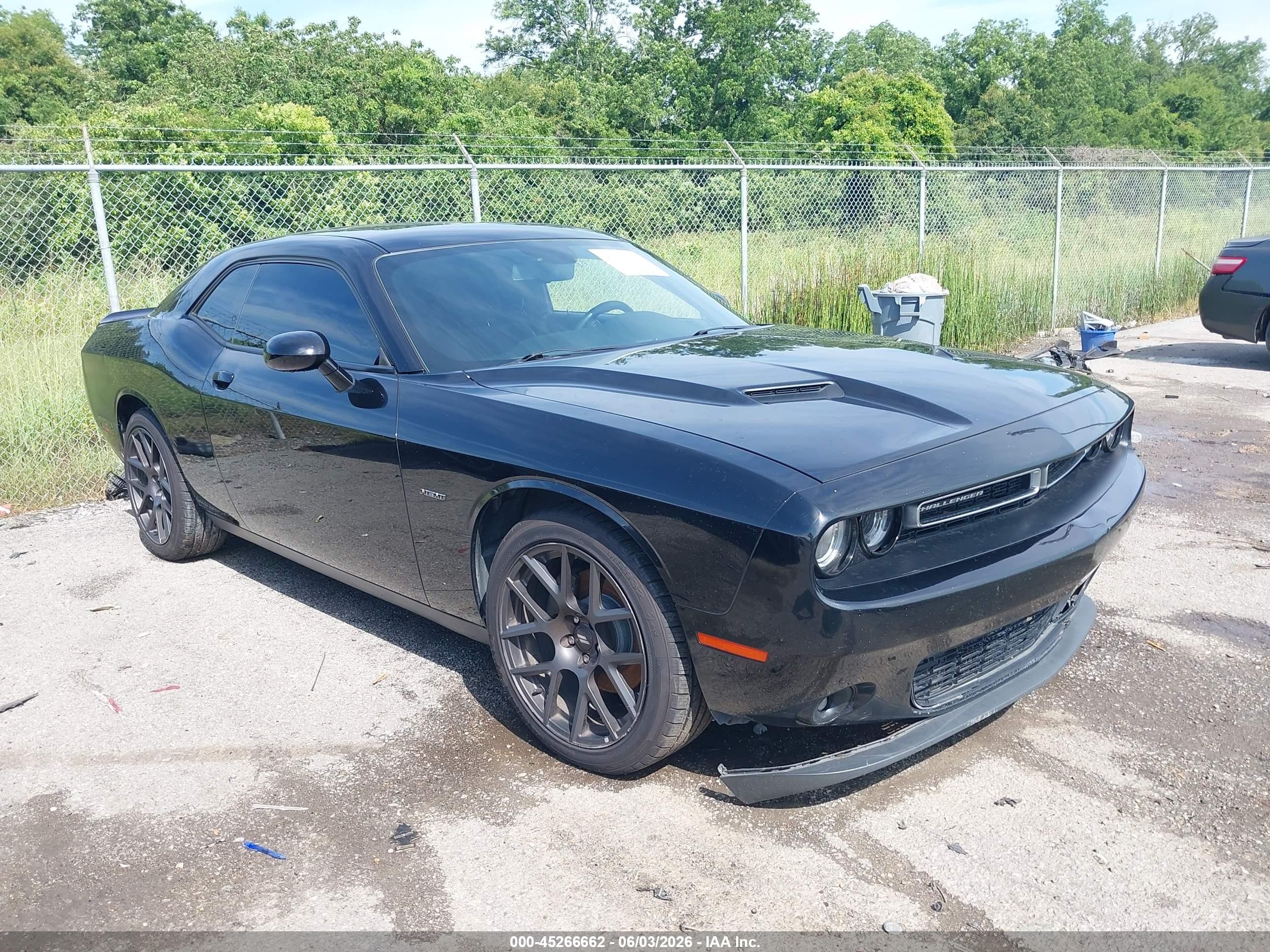 2018 Dodge Challenger R/T Shaker, VIN 2C3CDZBT7JH182889 — Water / flood