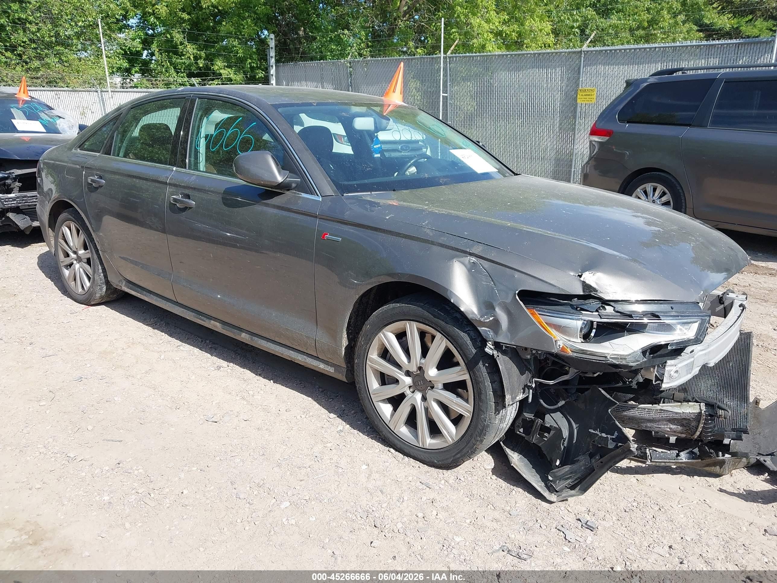 2013 Audi A6 Prestige, VIN WAUHGAFC6DN052275 — Front end