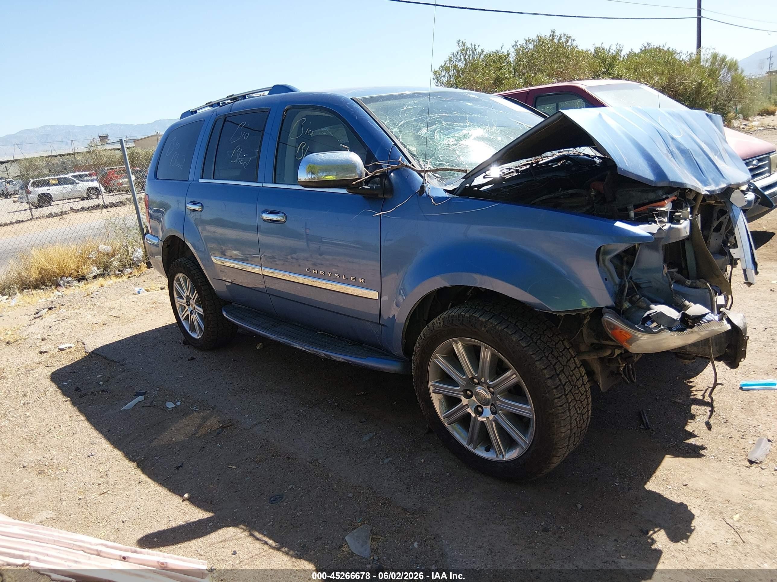 2008 Chrysler Aspen Limited, VIN 1A8HW58258F113366 — Biohazard / chemical
