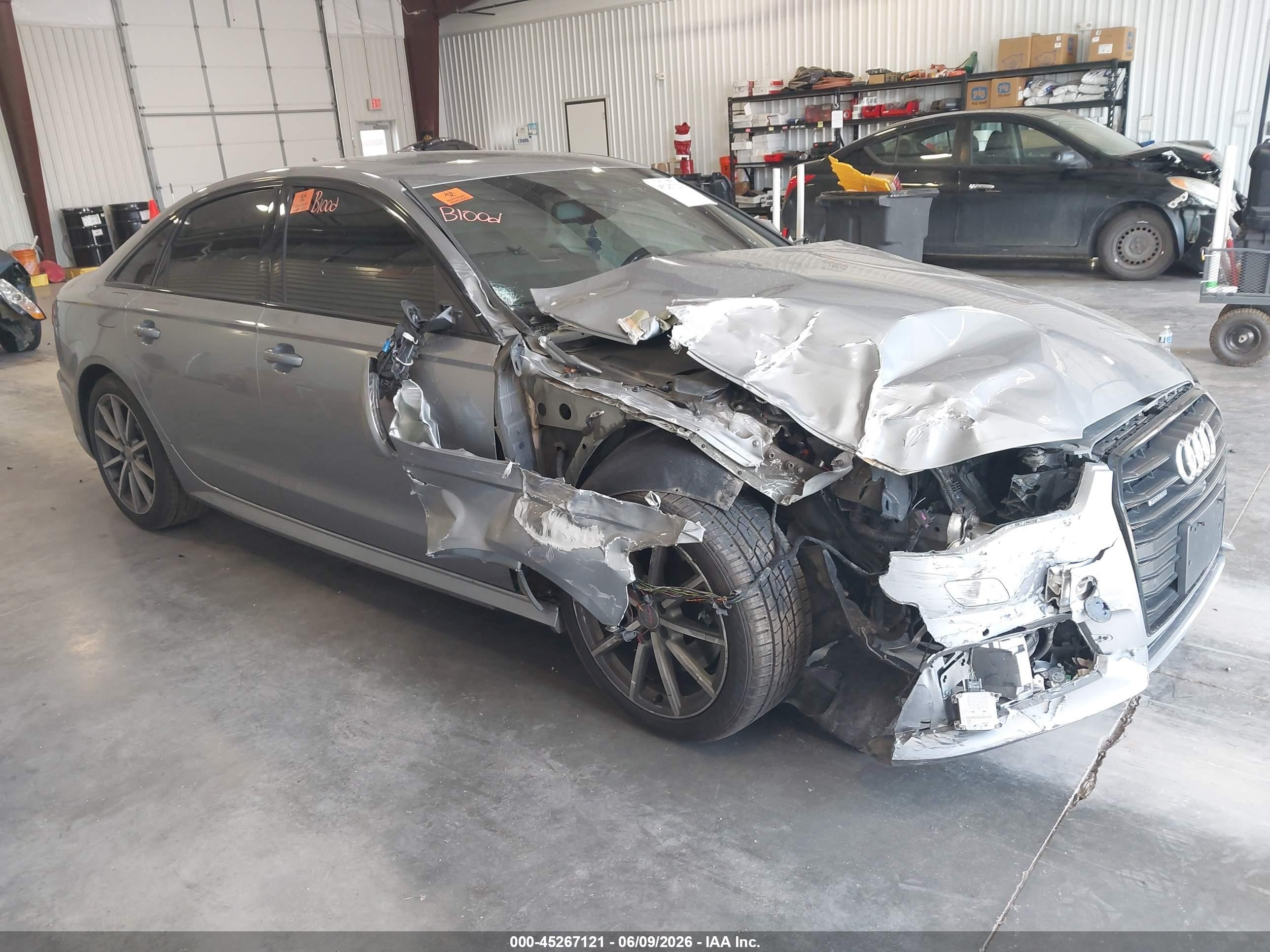 2016 Audi A6 Premium Plus, VIN WAUFGAFC3GN165614 — Front end
