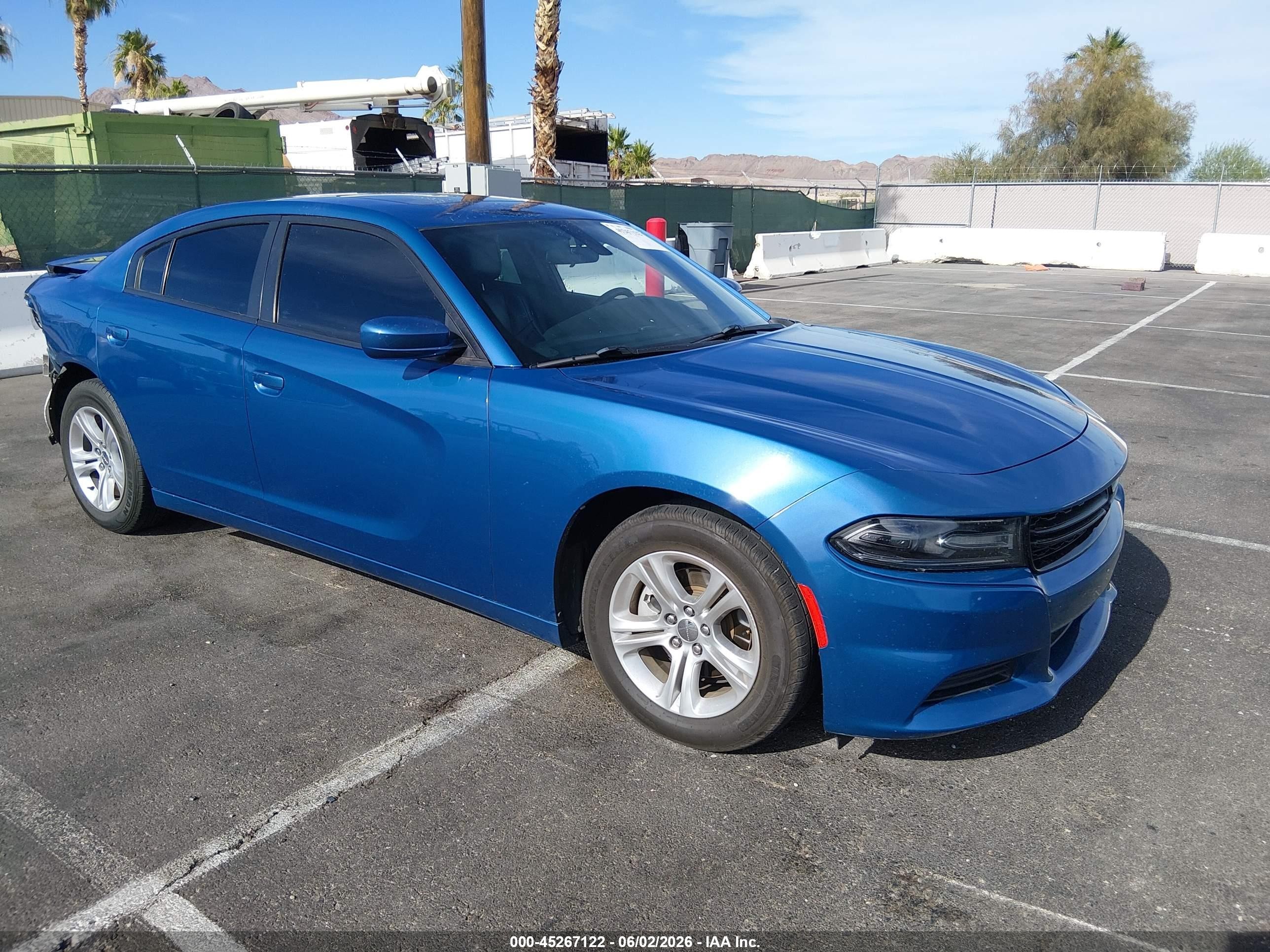 2021 Dodge Charger SXT, VIN 2C3CDXBG2MH580975 — Rear end