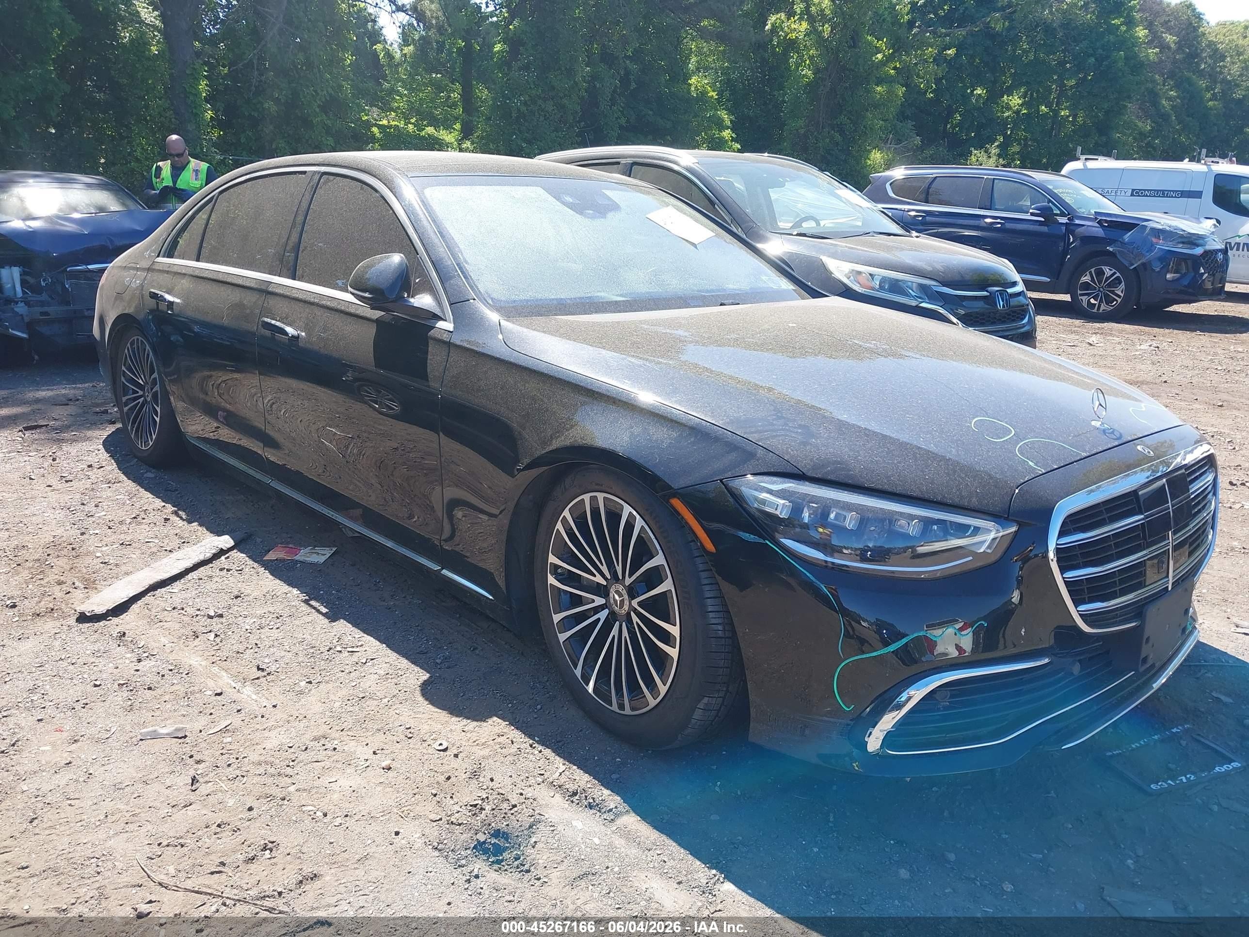 2022 Mercedes-Benz S 580, VIN W1K6G7GB5NA132216 — Water / flood