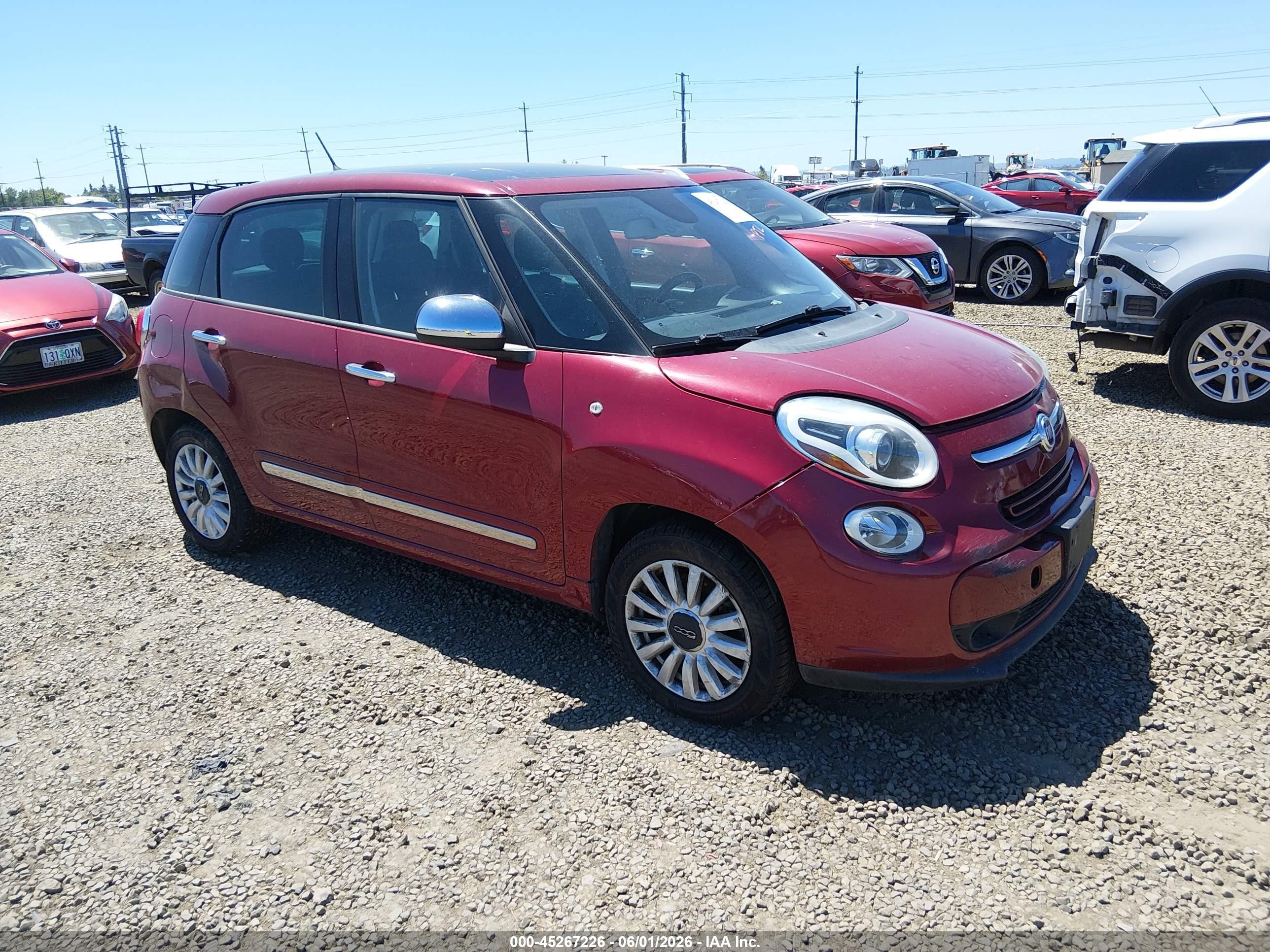 2015 FIAT 500L Lounge, VIN ZFBCFACHXFZ033386 — Normal wear