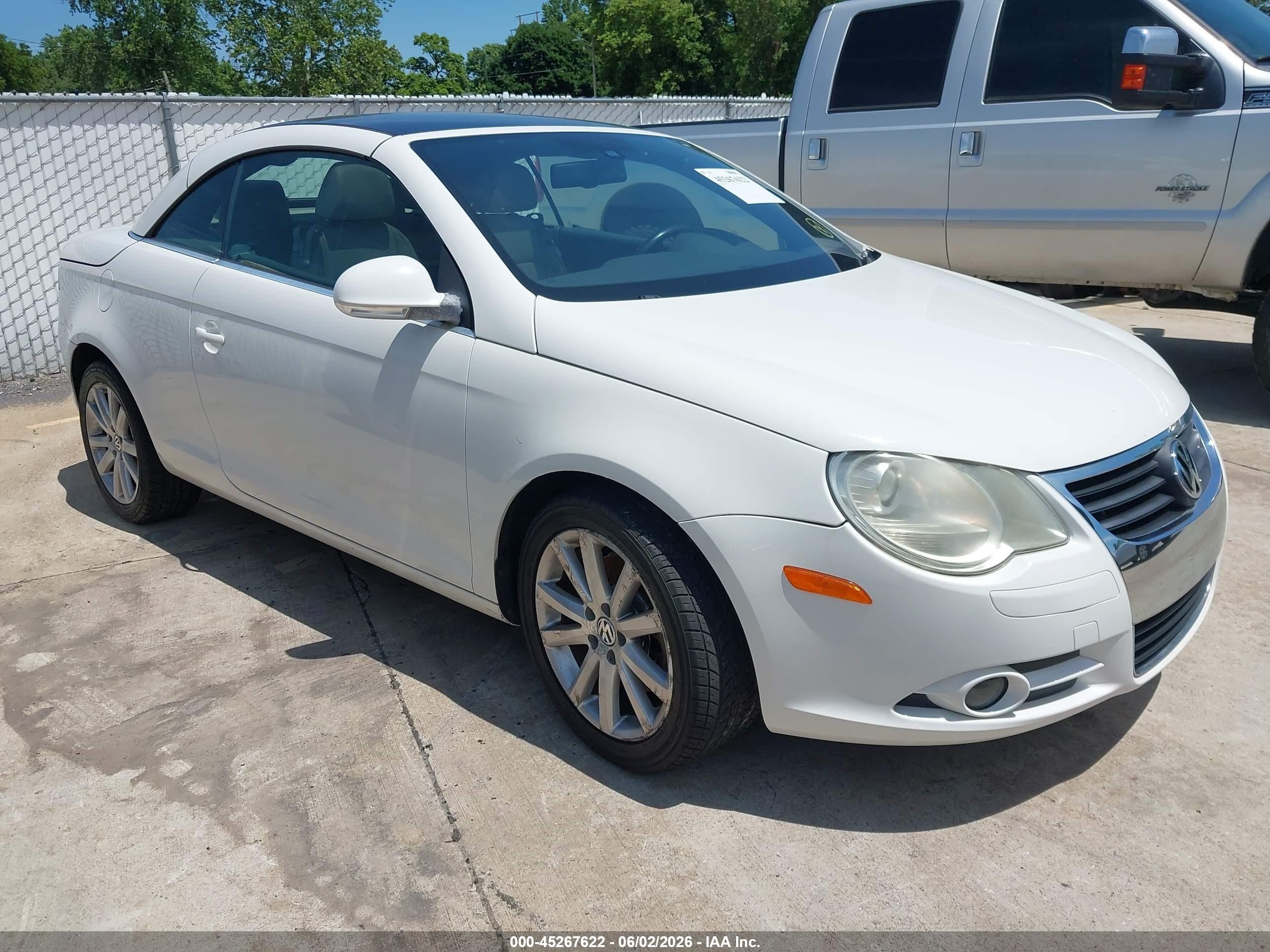 2007 Volkswagen Eos 2.0T, VIN WVWFA71F37V043117 — Normal wear
