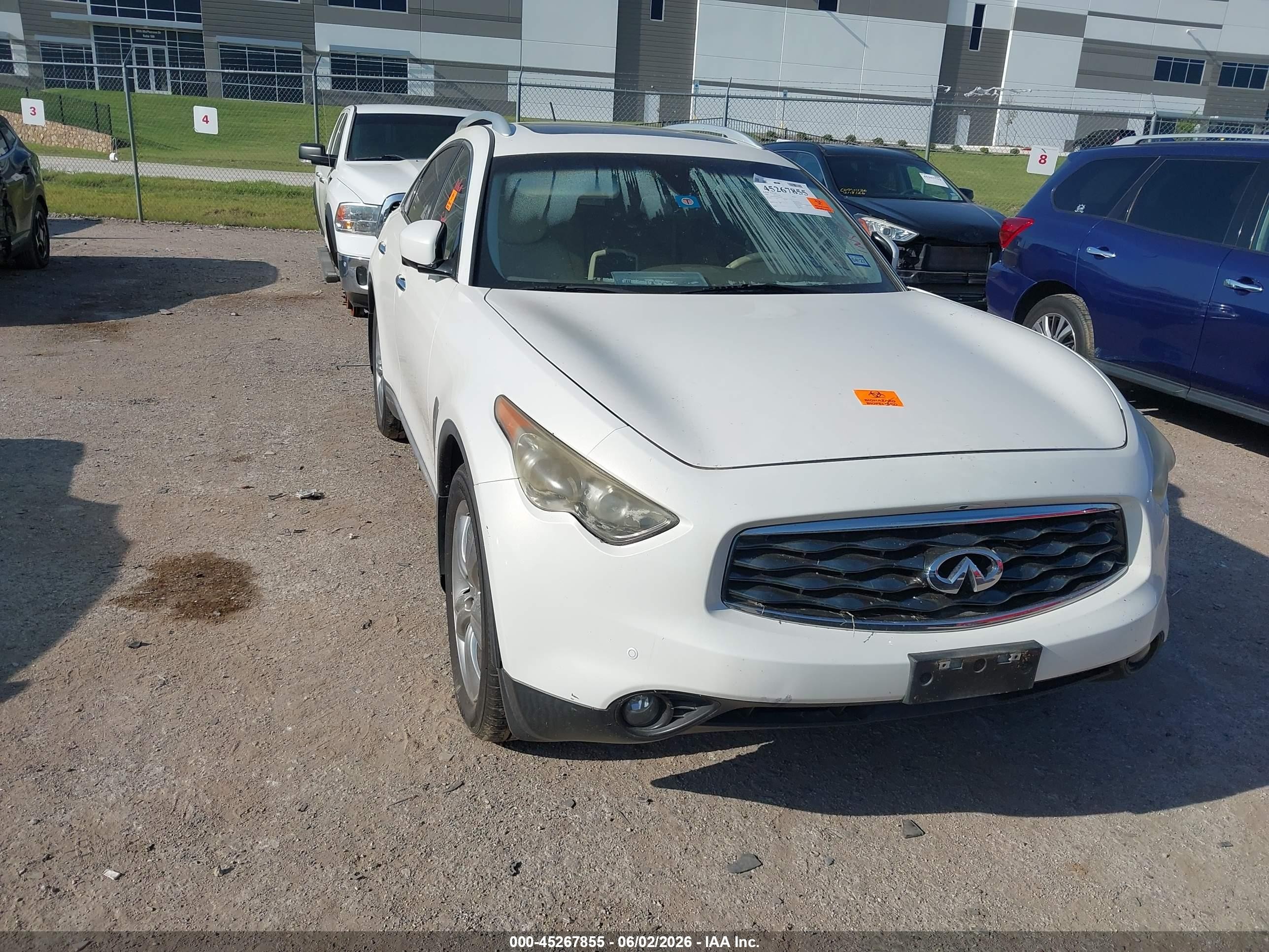 2009 Infiniti FX, VIN JNRAS18W09M150970 — Biohazard / chemical