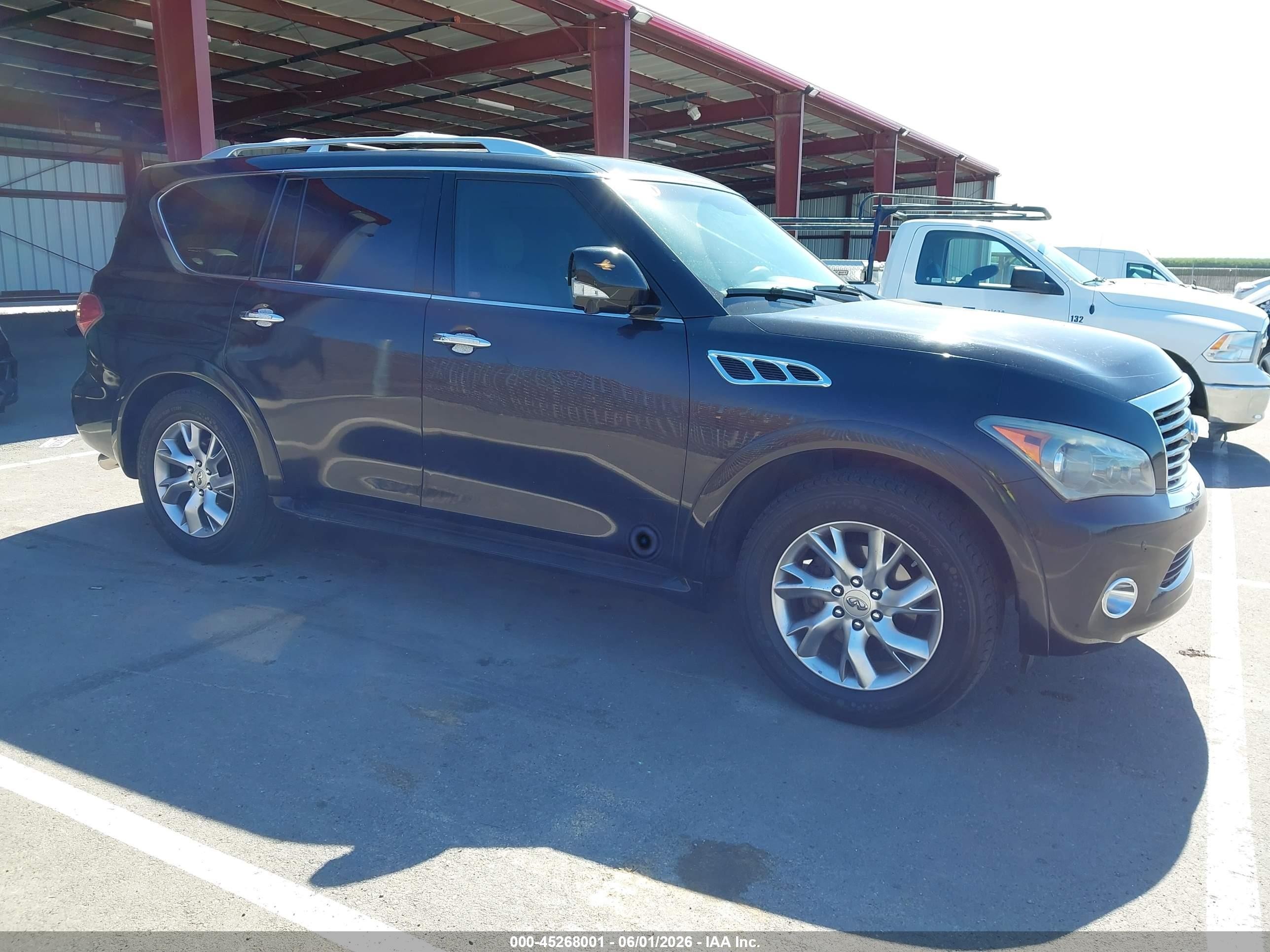 2011 Infiniti QX56 8-passenger, VIN JN8AZ2NCXB9301595 — Vandalism