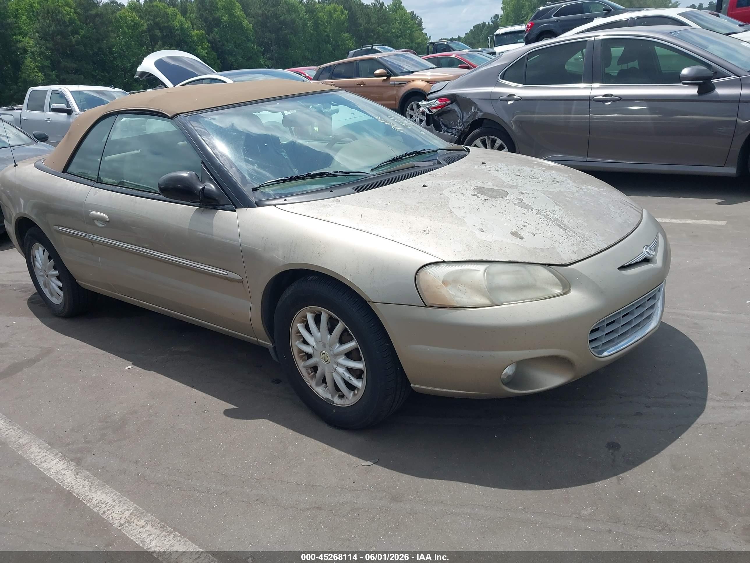 2002 Chrysler Sebring LXi, VIN 1C3EL55R62N194707 — Обычный износ