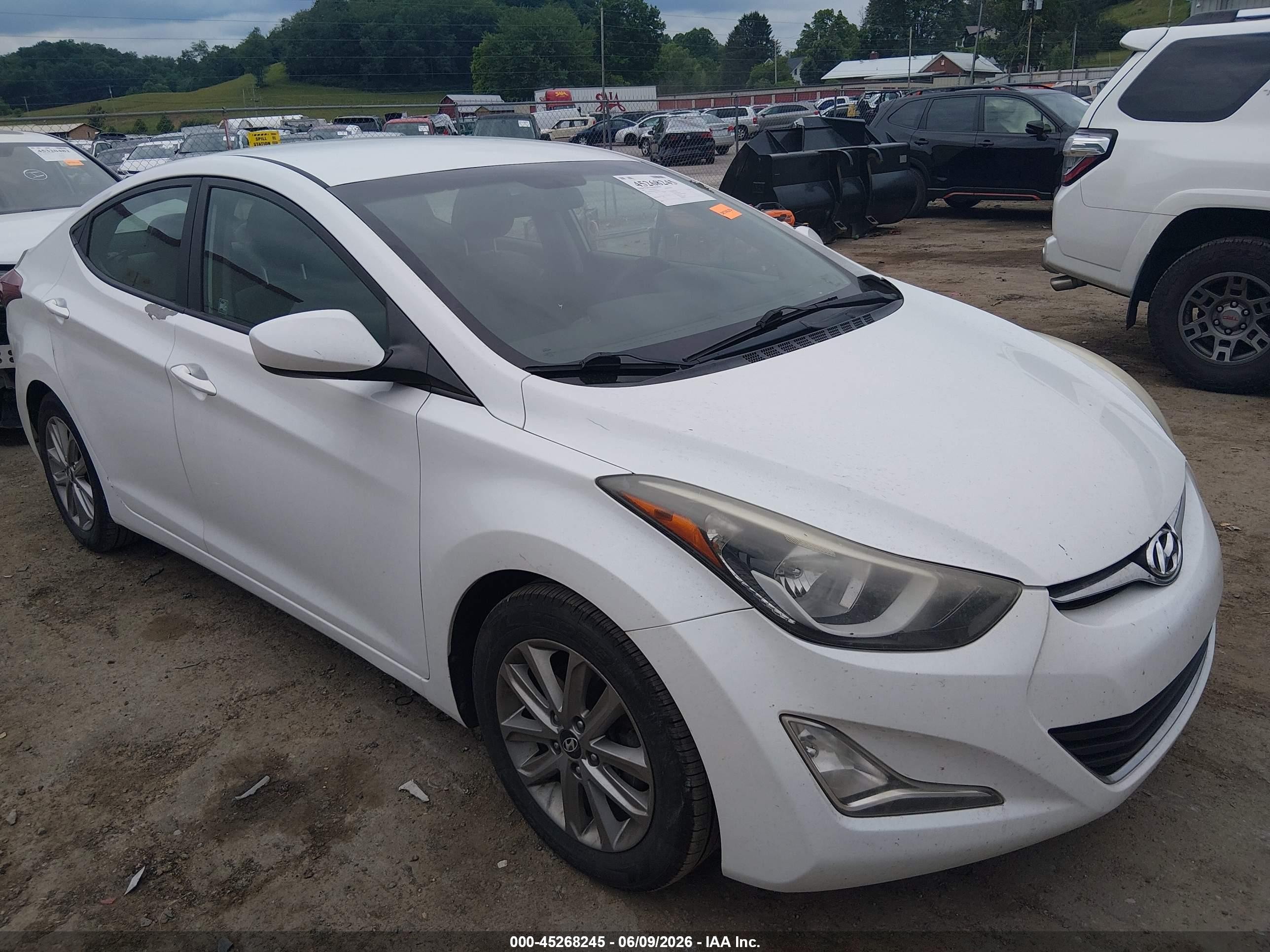 2015 Hyundai Elantra SE, VIN 5NPDH4AE9FH560543 — Hail