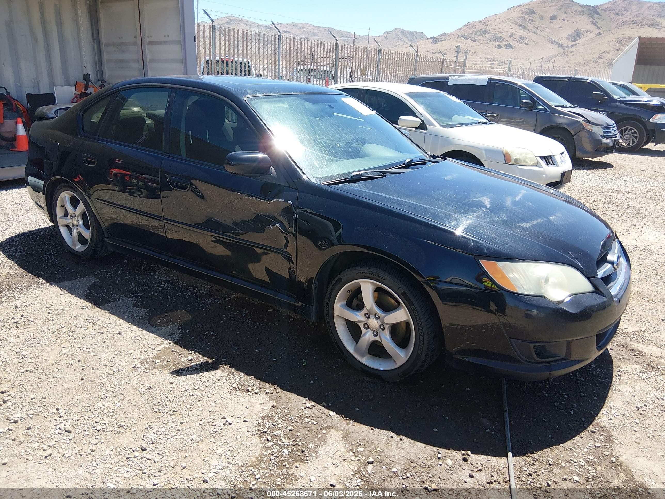 2008 Subaru Legacy Special, VIN 4S3BL616387222895 — Front end