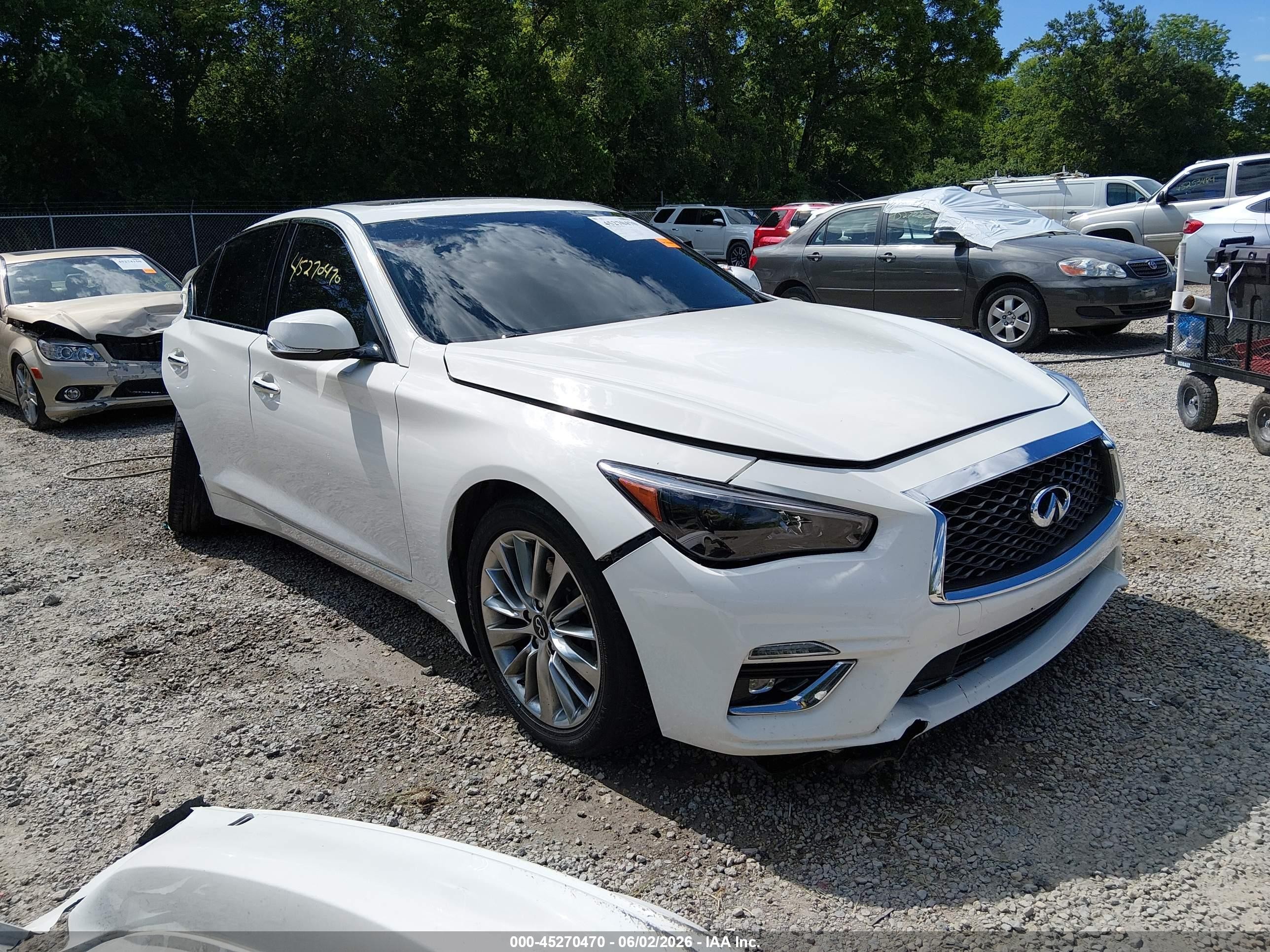 2020 Infiniti Q50 Luxe, VIN JN1EV7AP5LM200299 — Rear end