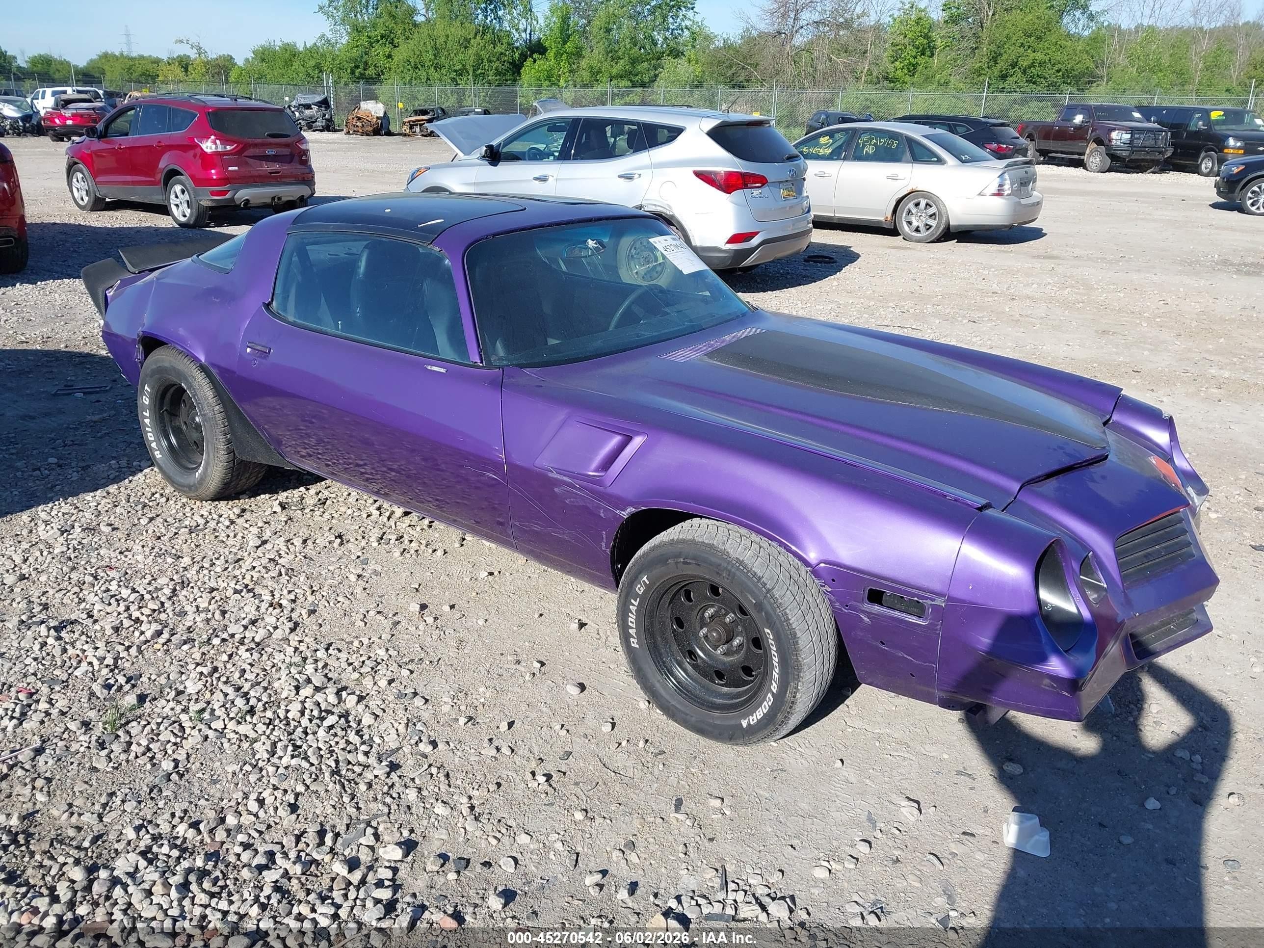 1981 Chevrolet Camaro, VIN 1G1AP87J4BL181451 — Rear end