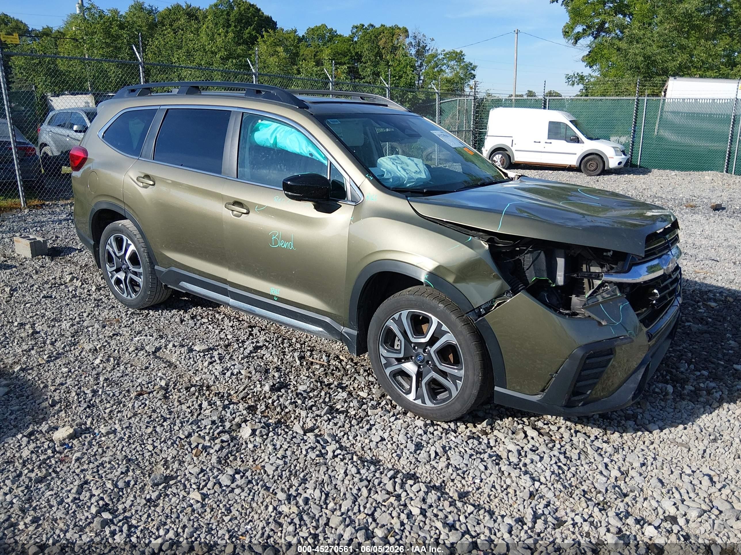 2025 Subaru Ascent Limited, VIN 4S4WMAPD6S3407895 — Front end