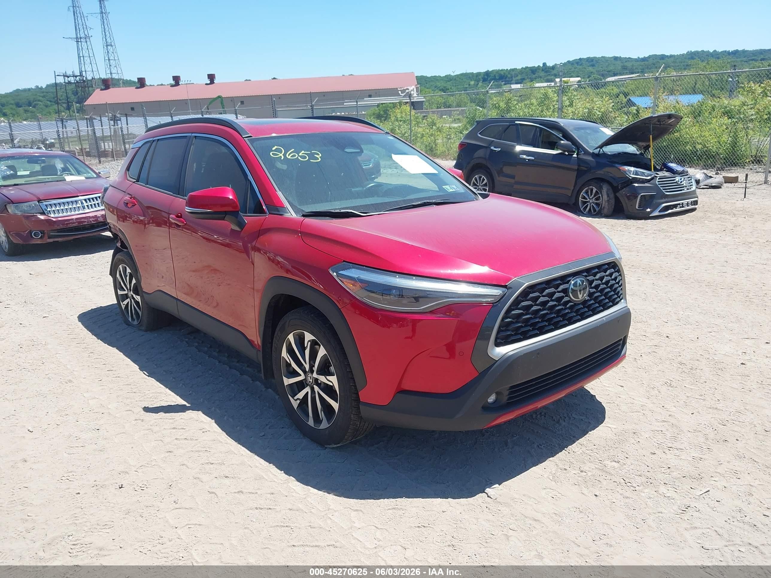 2023 Toyota Corolla Cross XLE, VIN 7MUDAABG2PV072653 — Rear end