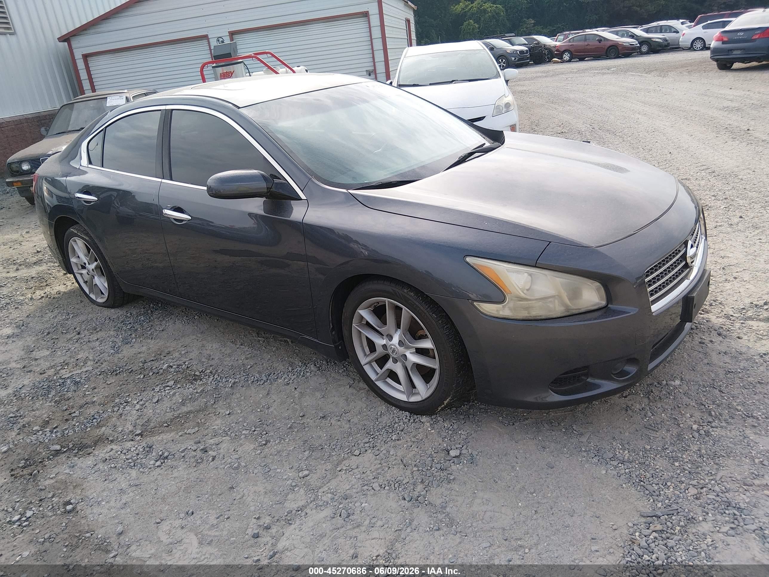 2010 Nissan Maxima SV, VIN 1N4AA5AP3AC815888 — Repossession