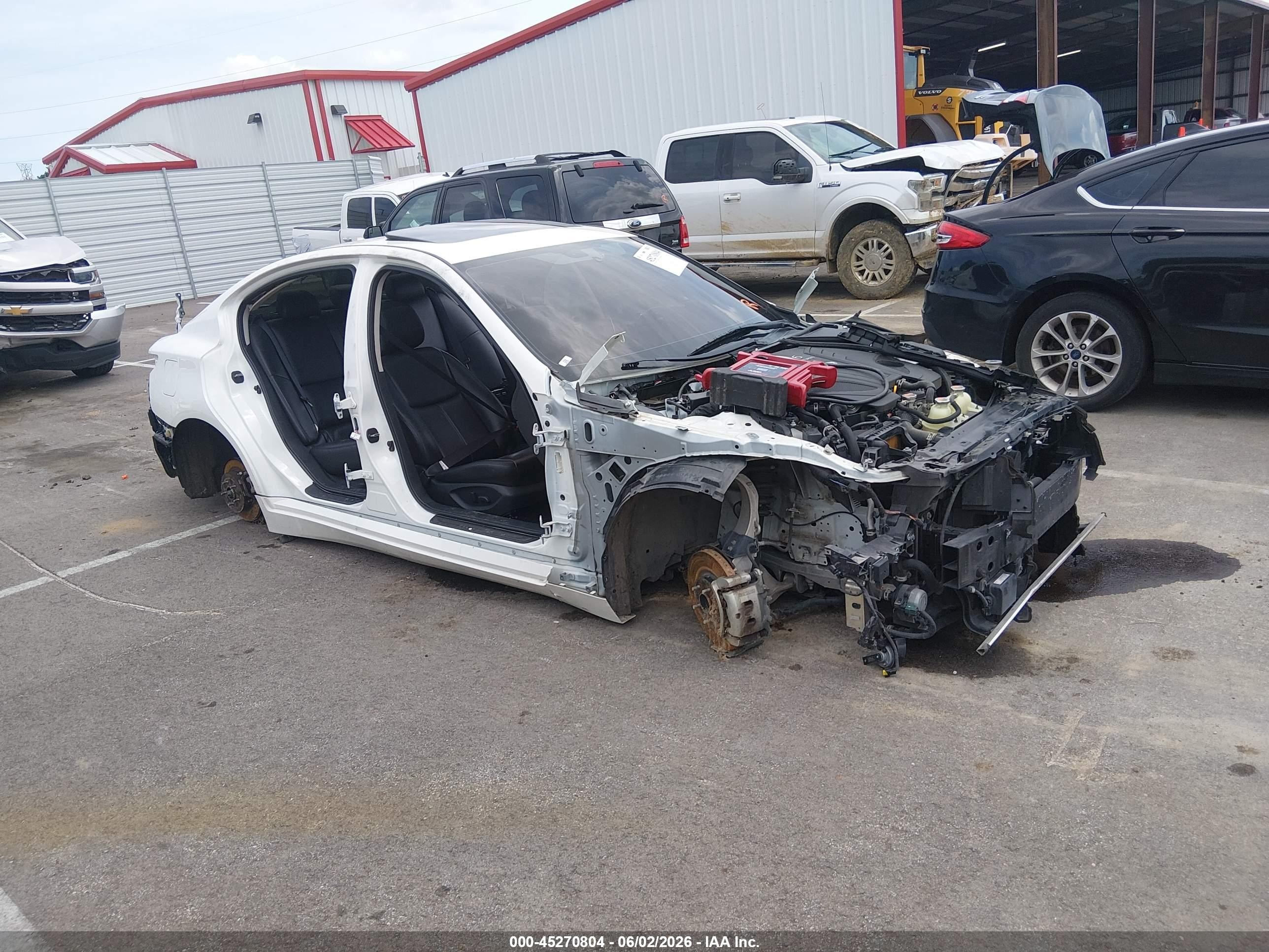 2021 Infiniti Q50 Luxe, VIN JN1EV7BPXMM707196 — Stripped