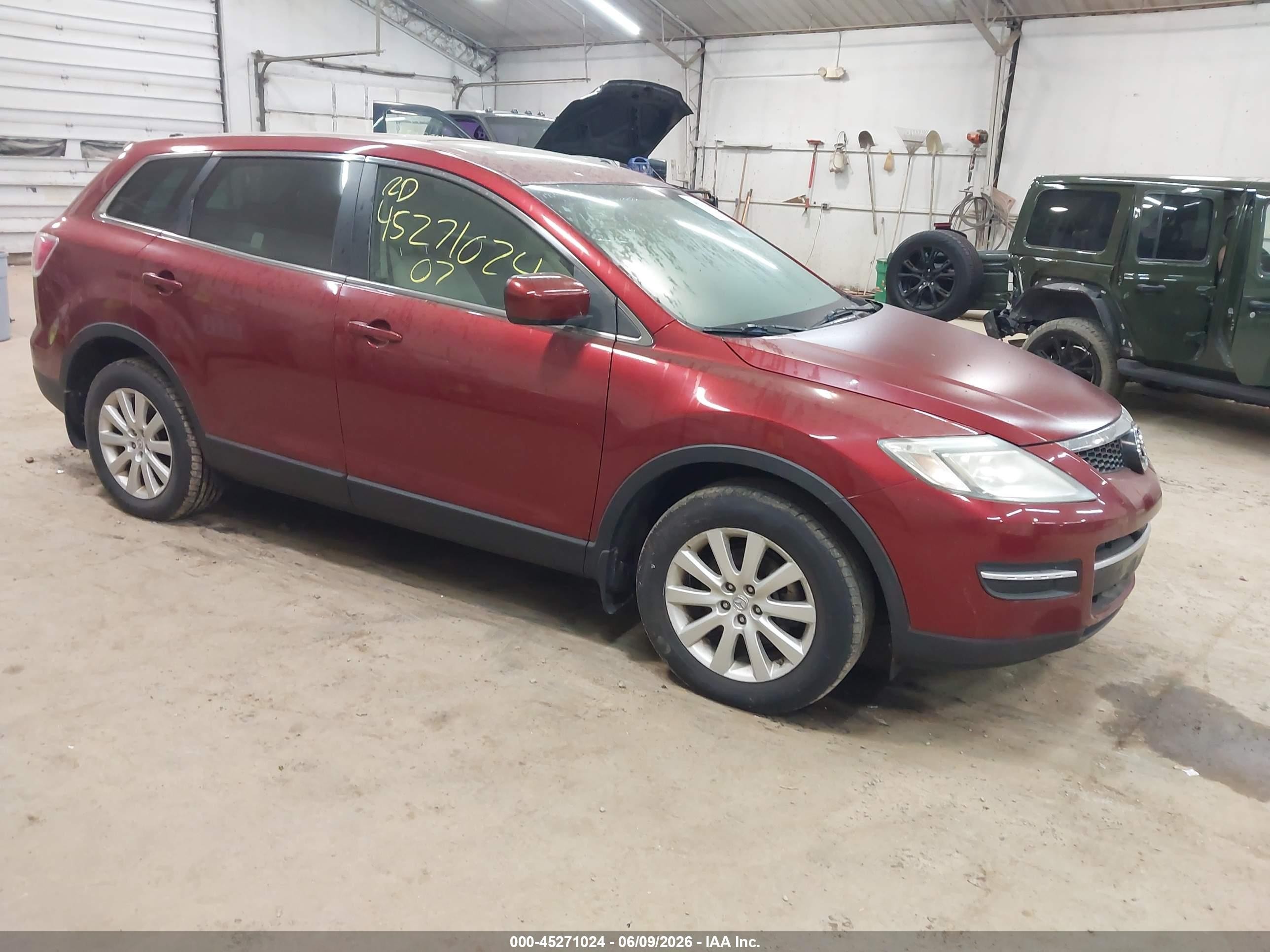 2007 Mazda CX-9 Grand Touring, VIN JM3TB38Y370118385 — Normal wear