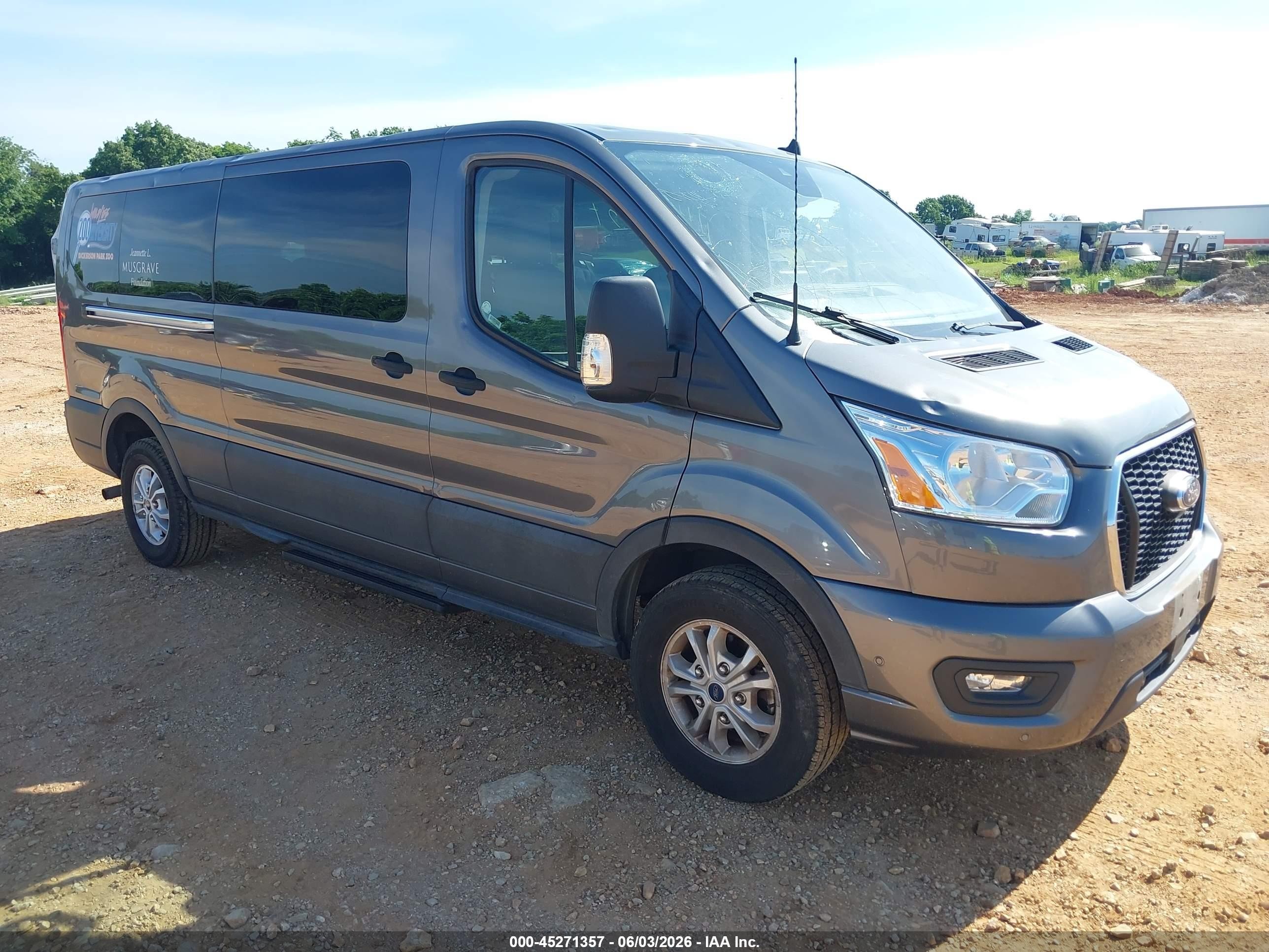 2021 Ford Transit Passenger XLT, VIN 1FBAX2Y89MKA52232 — Hail
