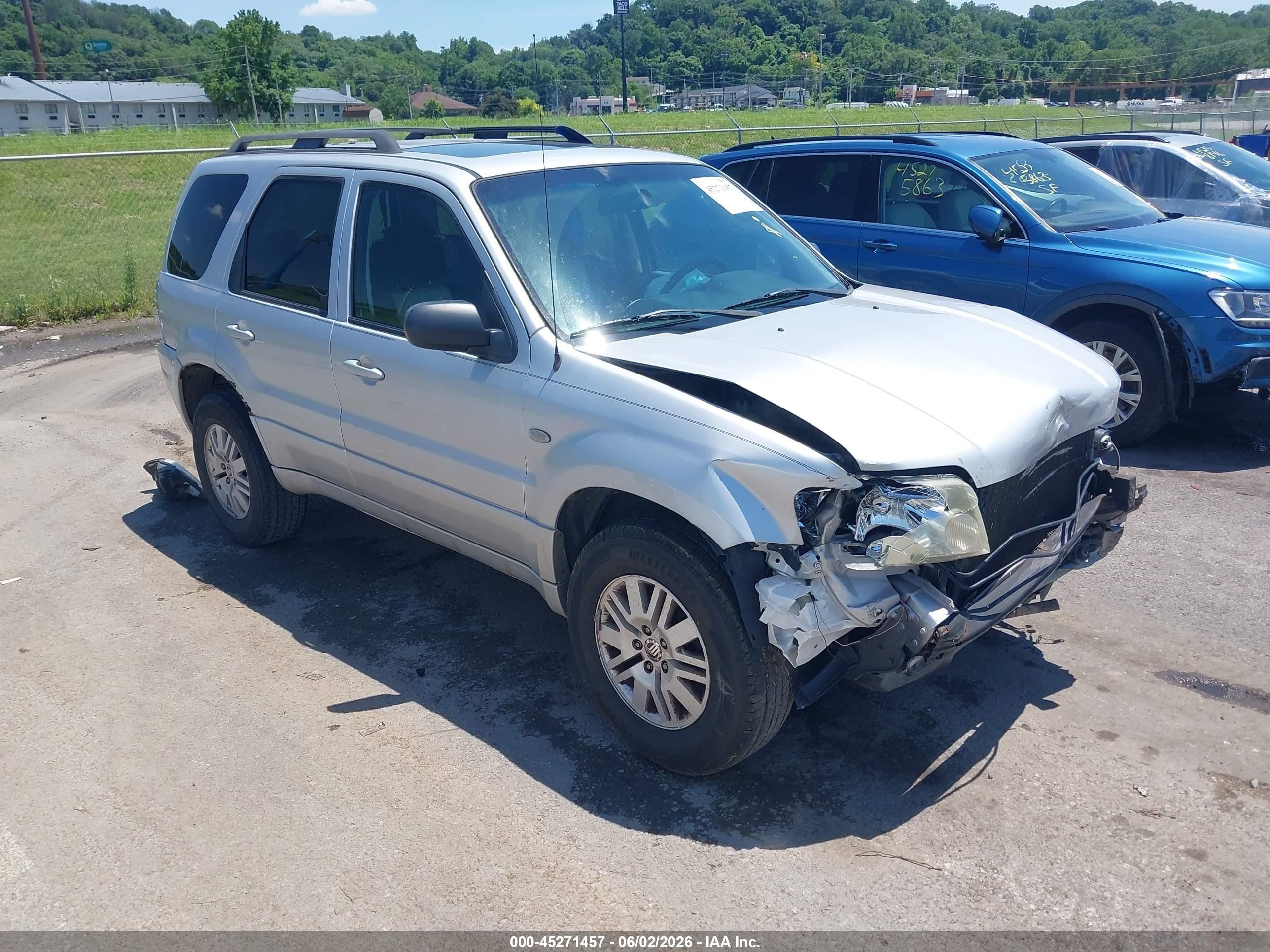 2007 Mercury Mariner Luxury, VIN 4M2YU81167KJ03123 — Front end