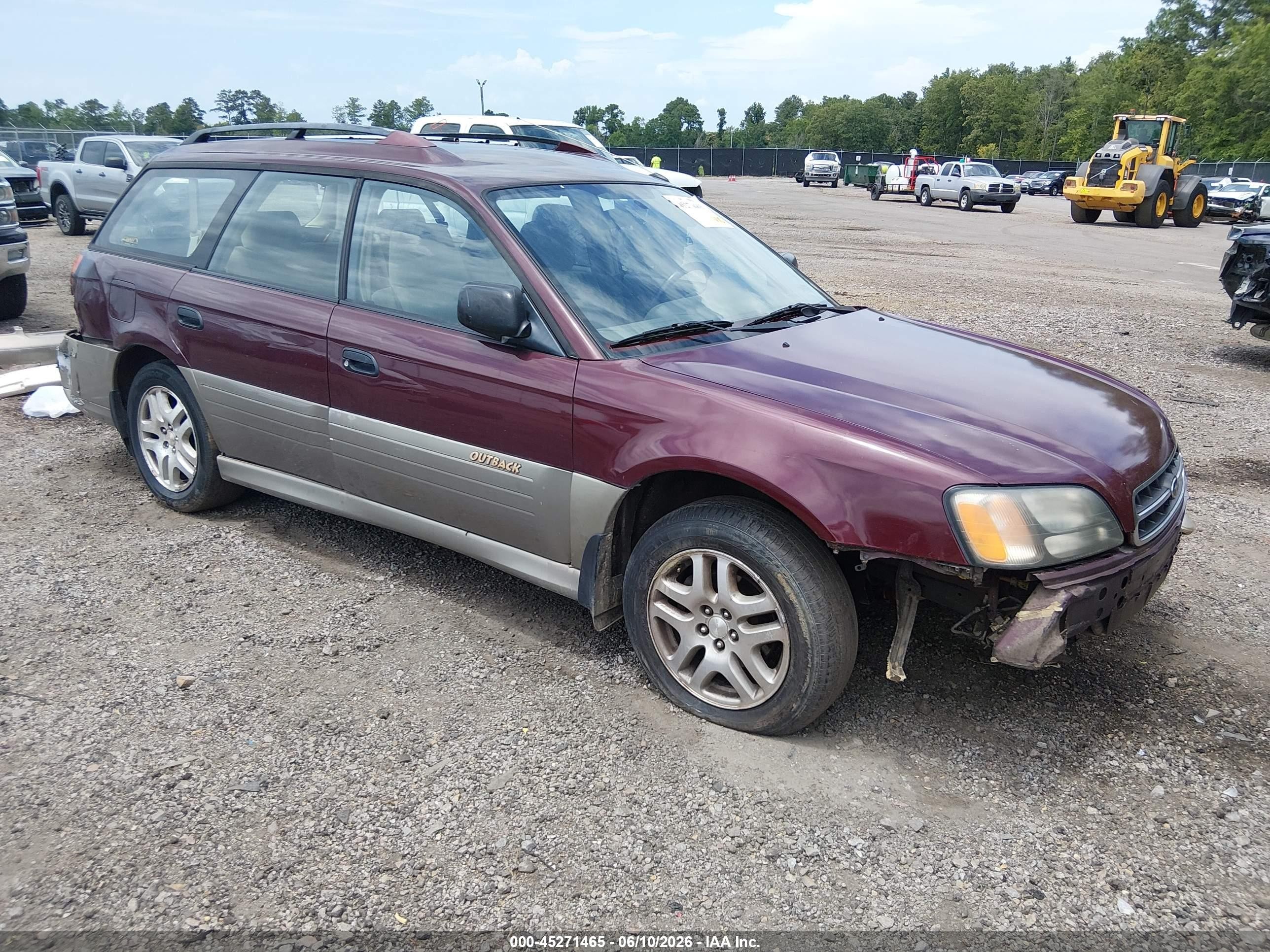 2000 Subaru Legacy Outback, VIN 4S3BH6758Y7661235 — По всему кузову