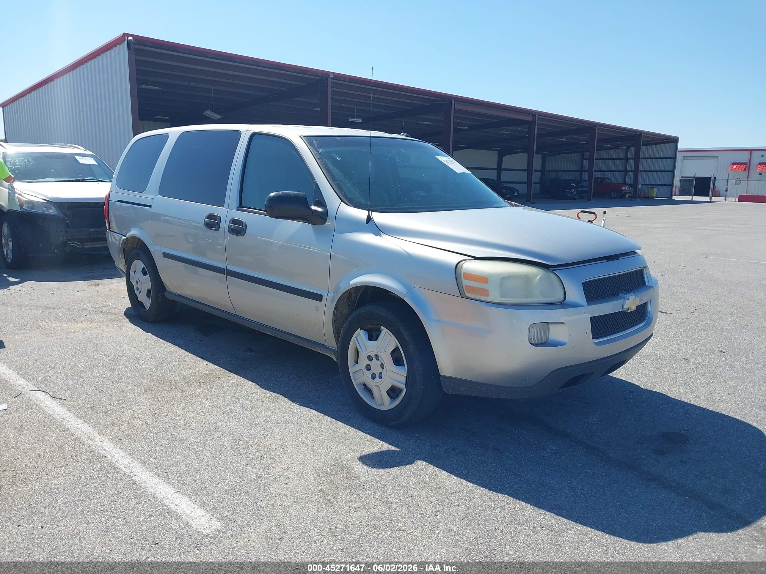 2006 Chevrolet Uplander LS Fleet, VIN 1GNDV23L16D180344 — Rear end