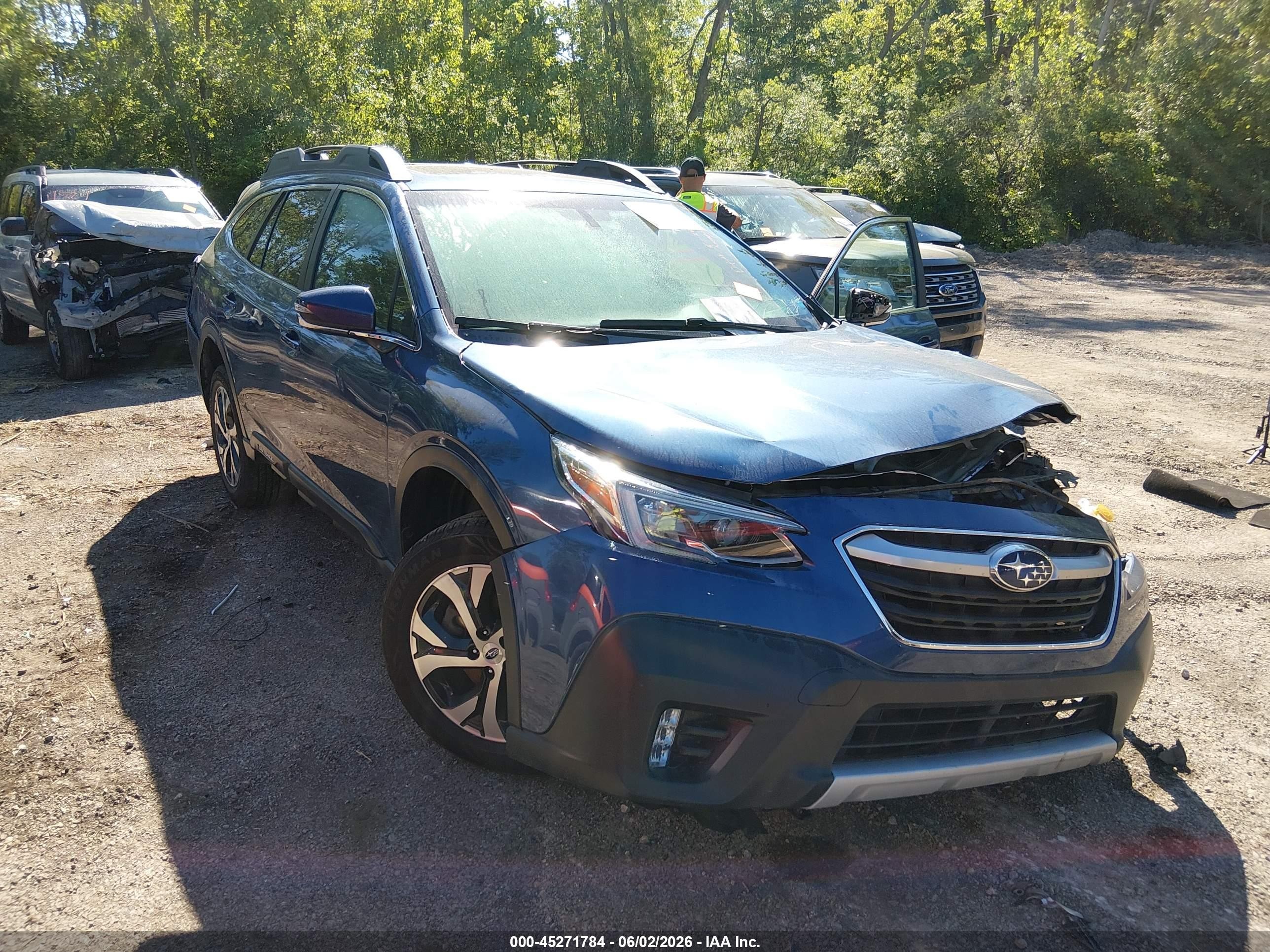 2022 Subaru Outback Limited, VIN 4S4BTANCXN3151440 — Side