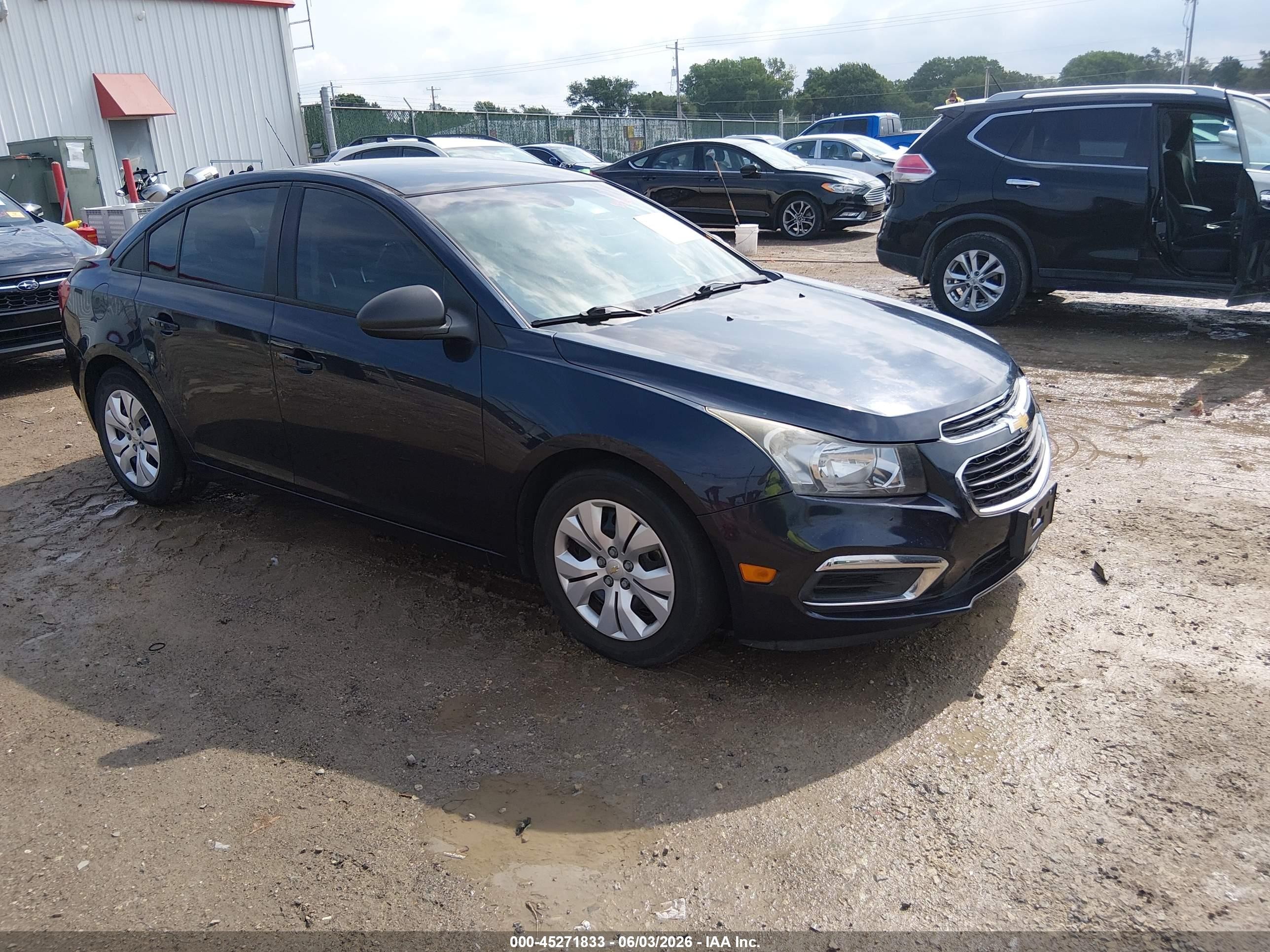 2015 Chevrolet Cruze LS, VIN 1G1PA5SH2F7210989 — Hail