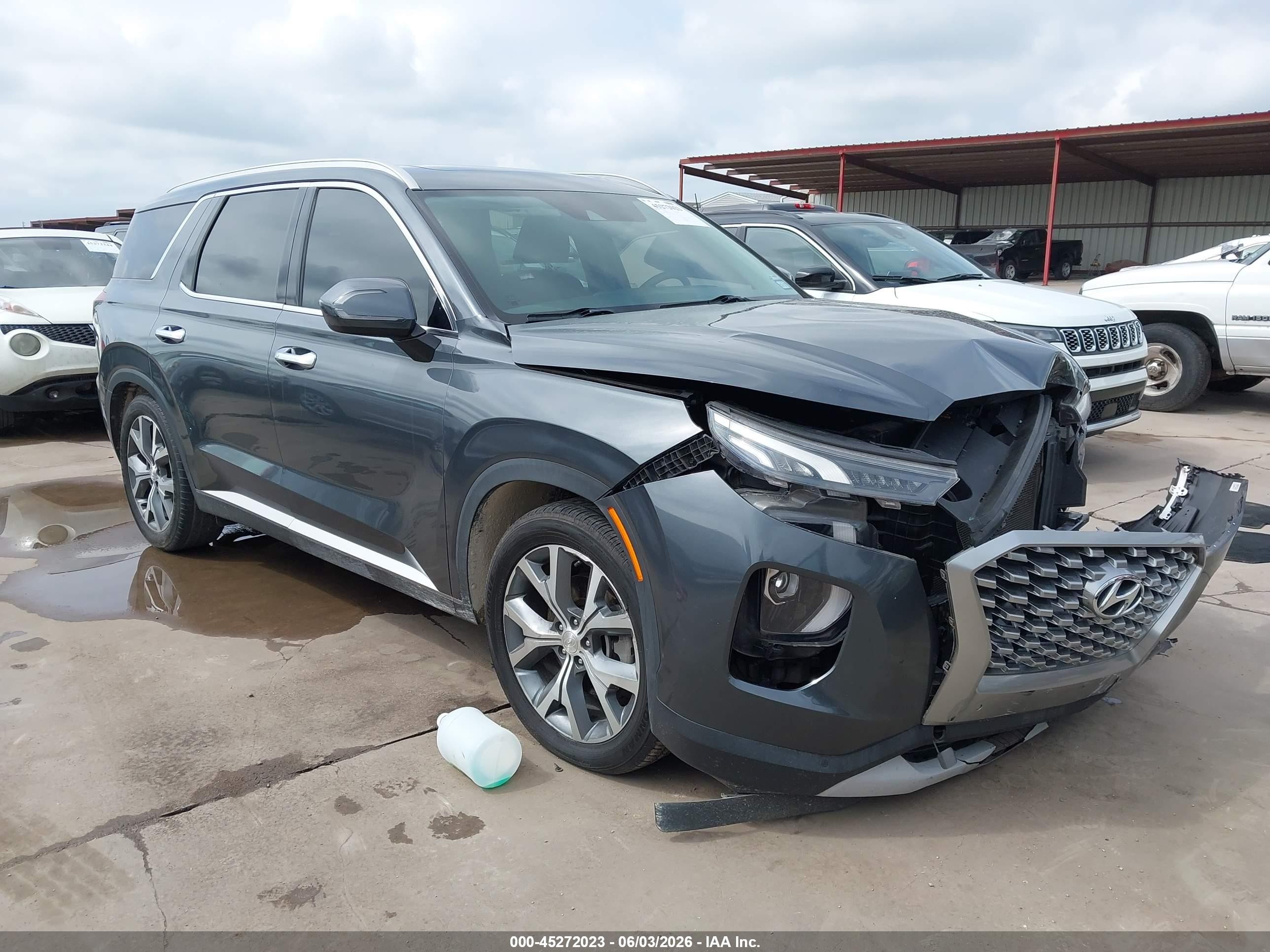 2021 Hyundai Palisade SEL, VIN KM8R4DHE9MU178583 — Front end