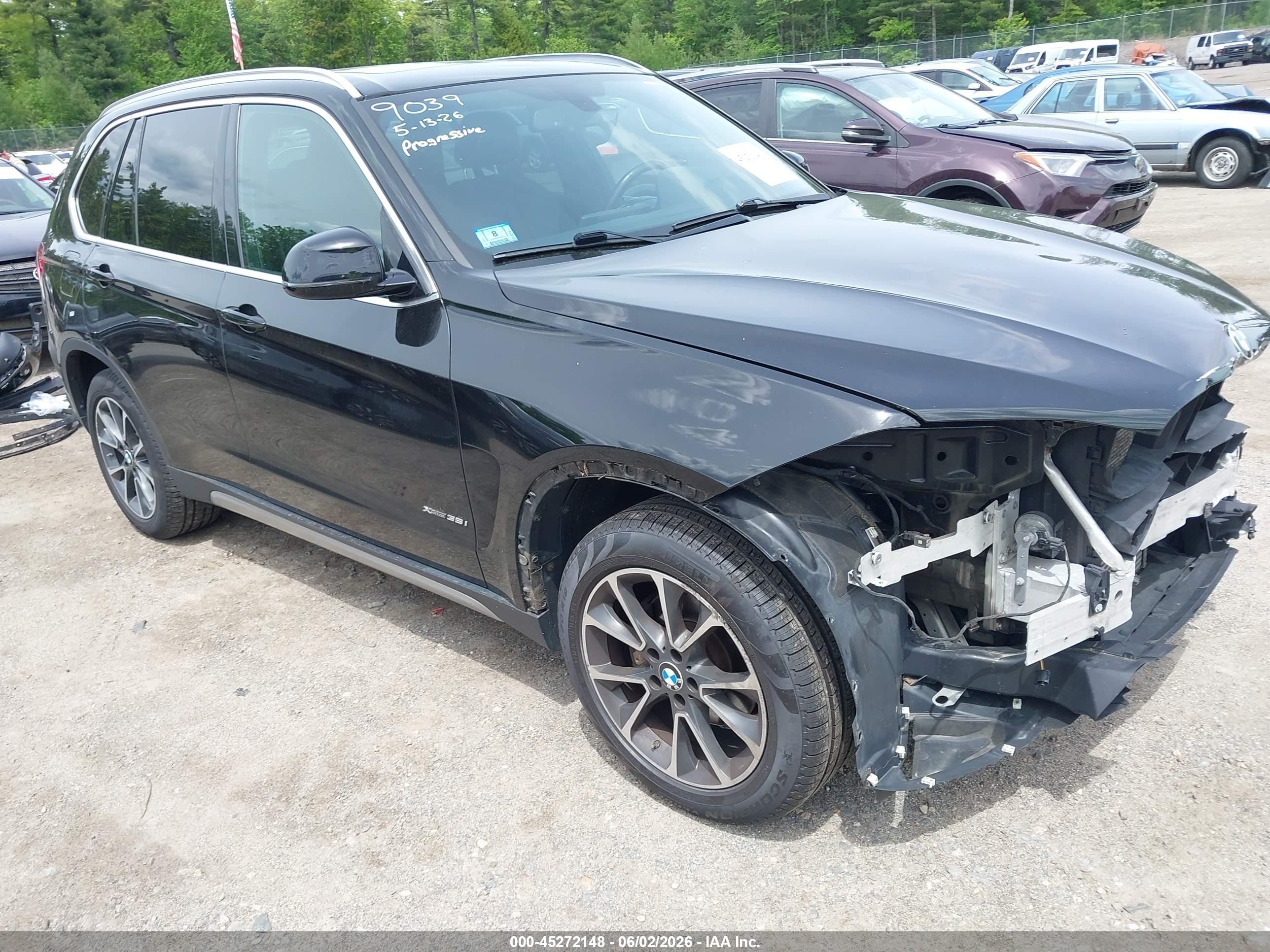2018 BMW X5 xDrive35i, VIN 5UXKR0C5XJ0Y05185 — Front end