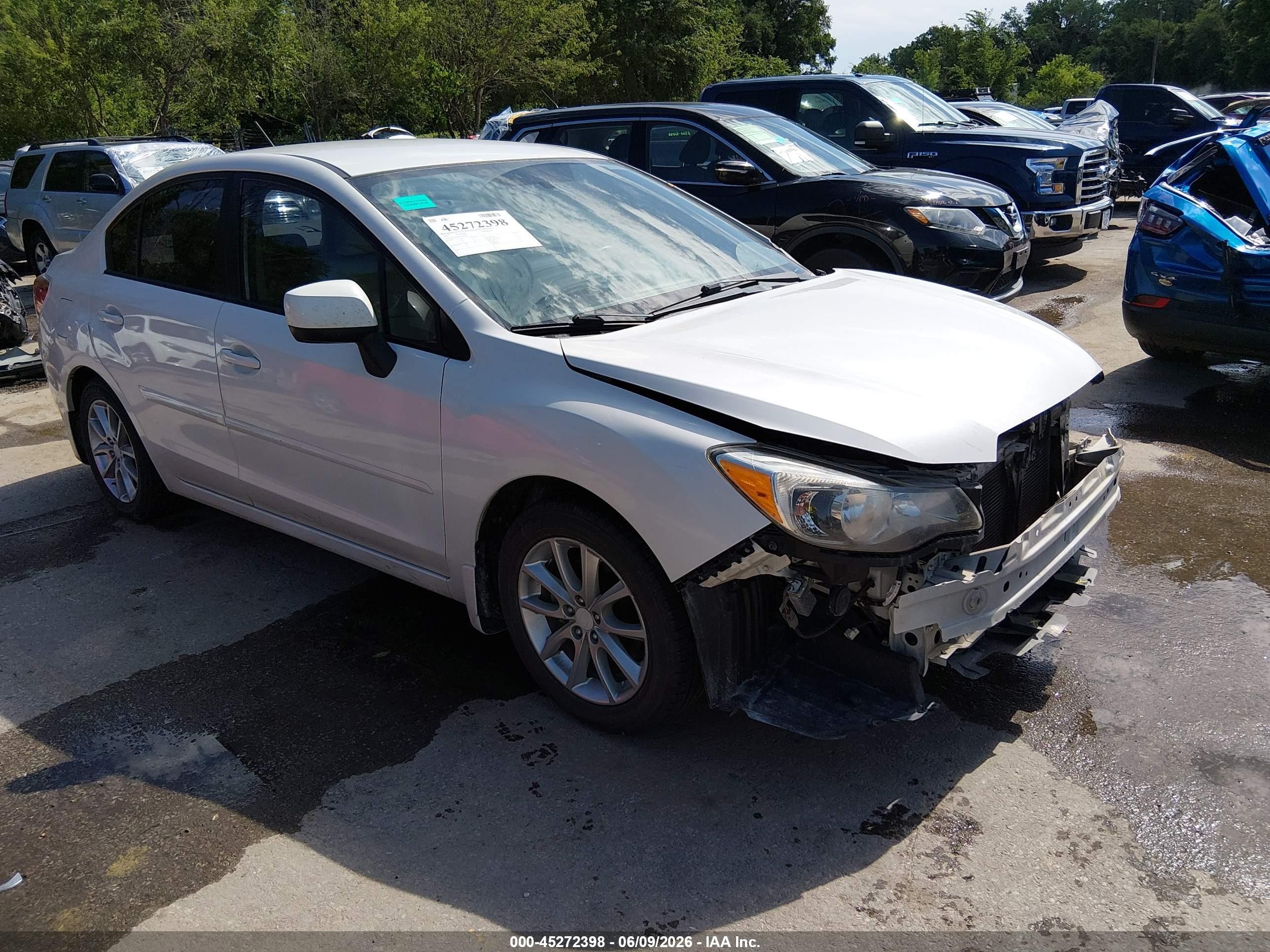 2012 Subaru Impreza Premium, VIN JF1GJAC66CH009072 — Front end