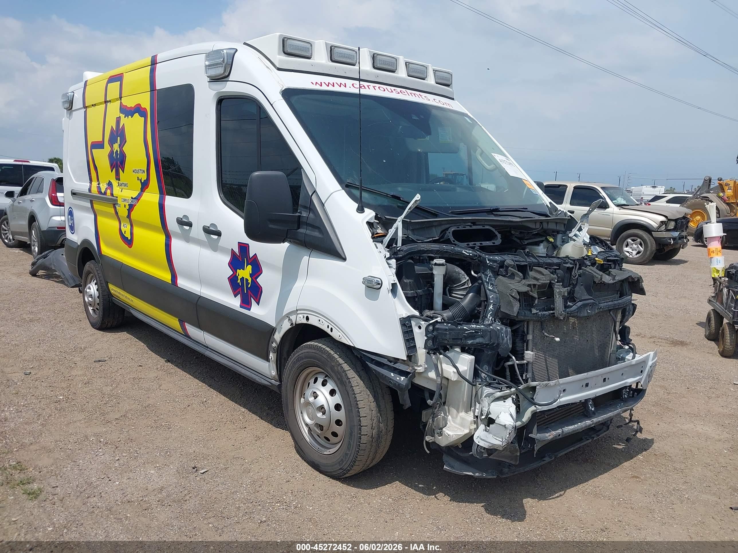 2021 Ford Transit, VIN 1FDBR1CG1MKB02572 — Перед