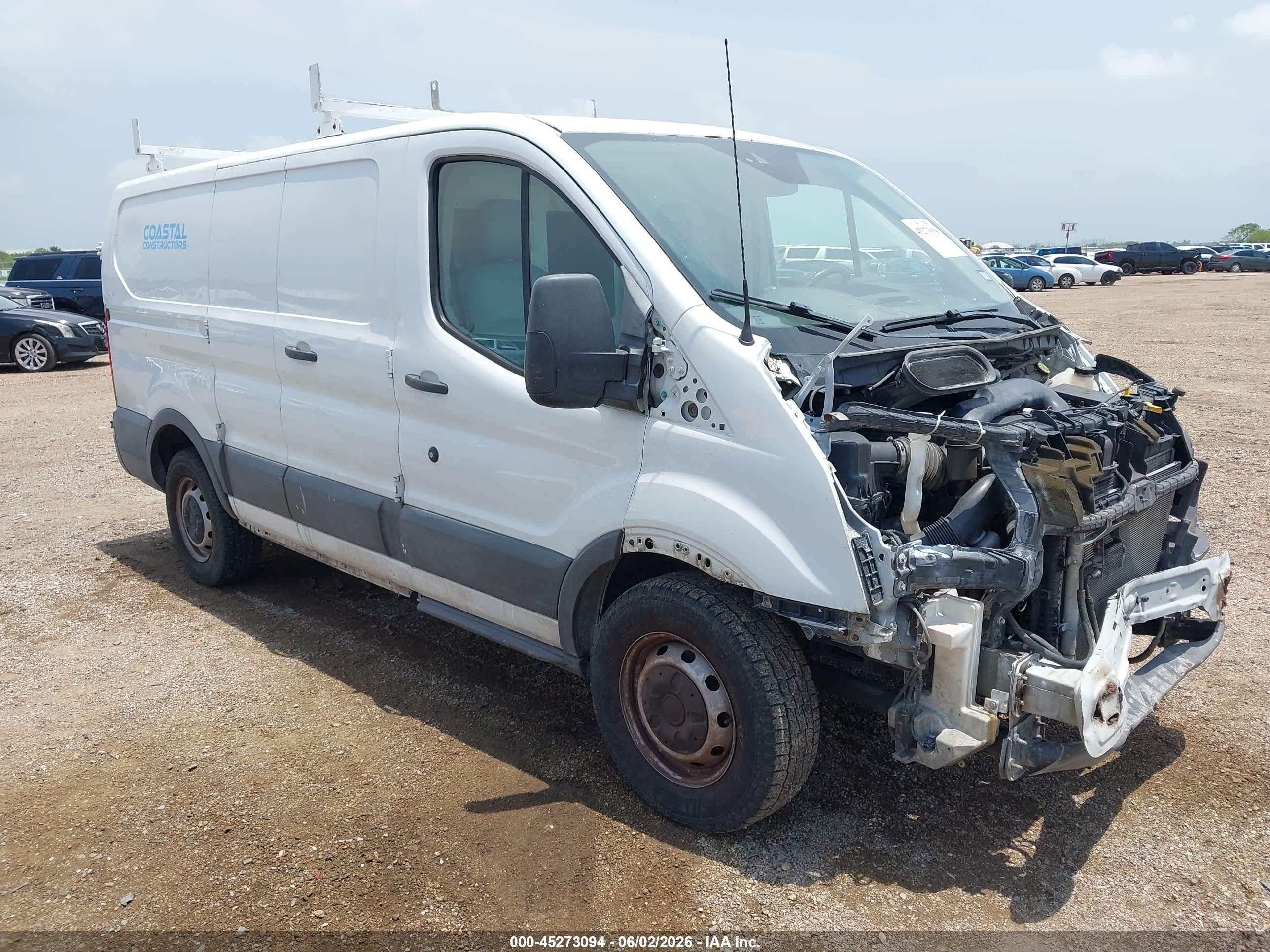 2016 Ford Transit Cargo, VIN 1FTYE1ZMXGKA17323 — Front end