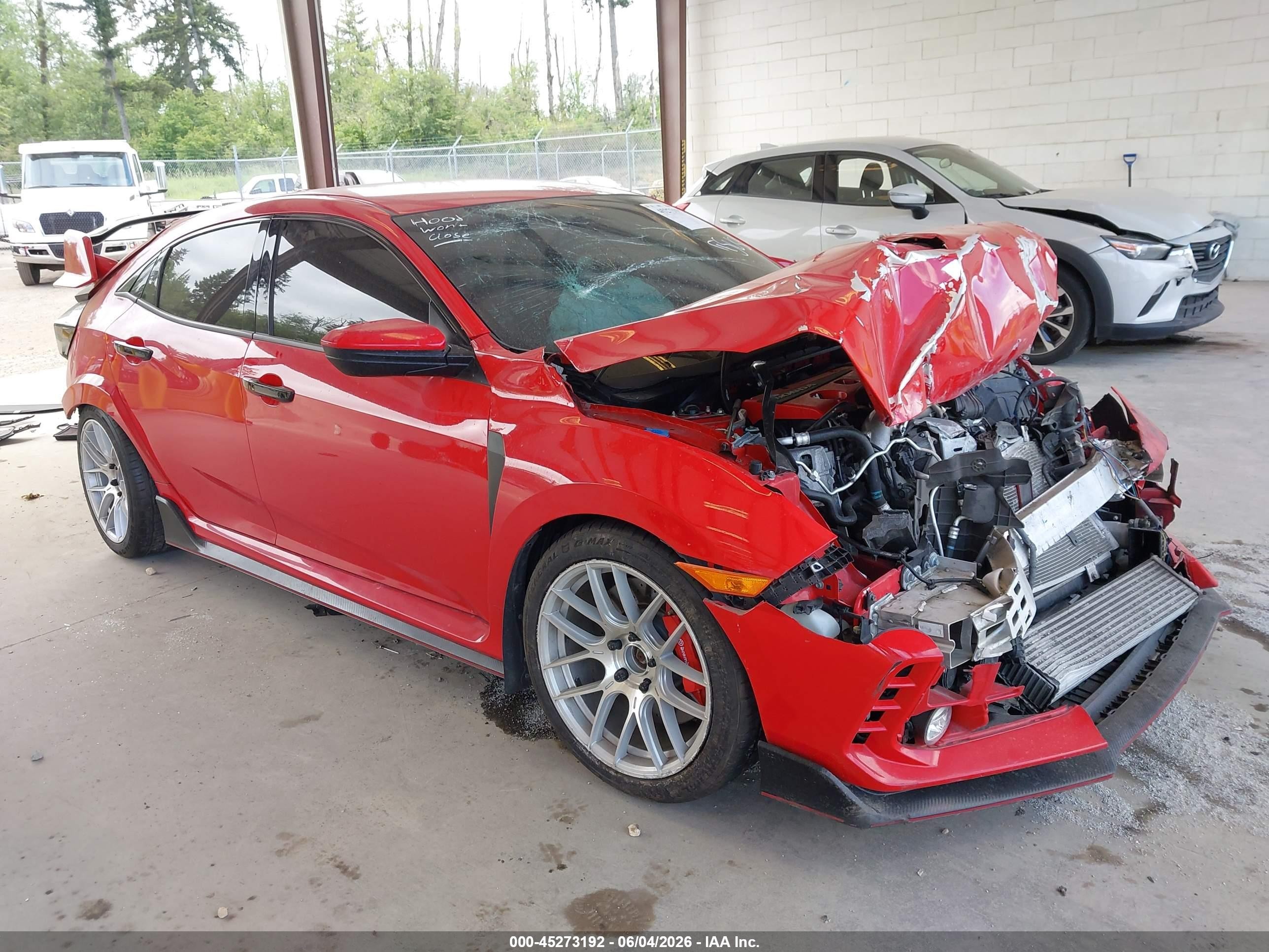 2018 Honda Civic Type R Touring, VIN SHHFK8G78JU202480 — All over