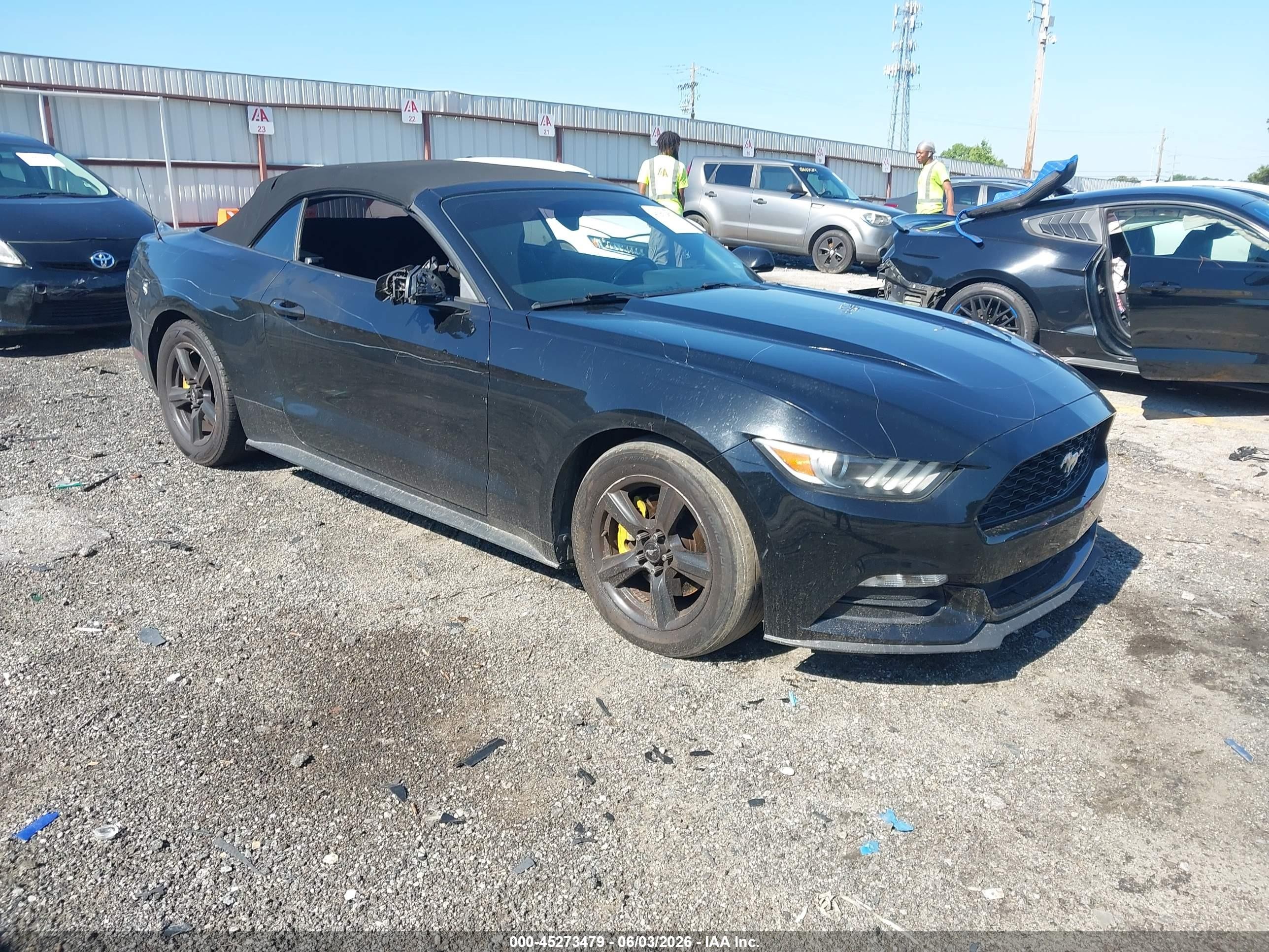 2015 Ford Mustang V6, VIN 1FATP8EM7F5400996 — Vandalism