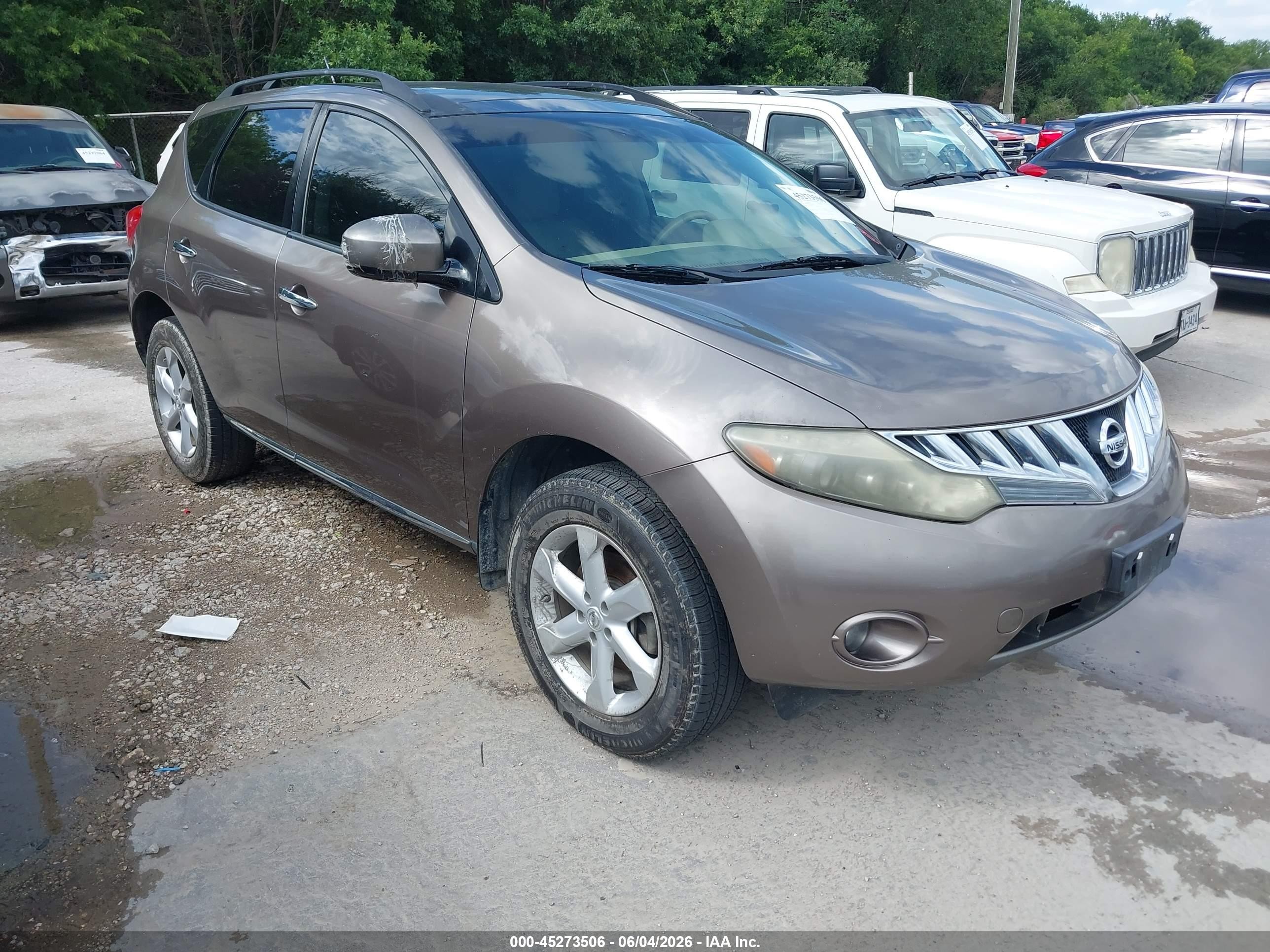 2009 Nissan Murano LE, VIN JN8AZ18W99W131242 — Repossession