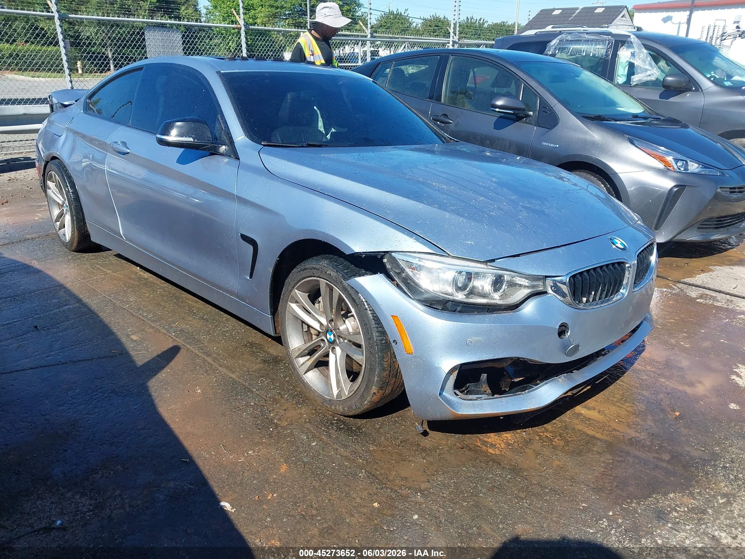 2014 BMW 4 Series 435i, VIN WBA3R1C59EK191586 — Rear end