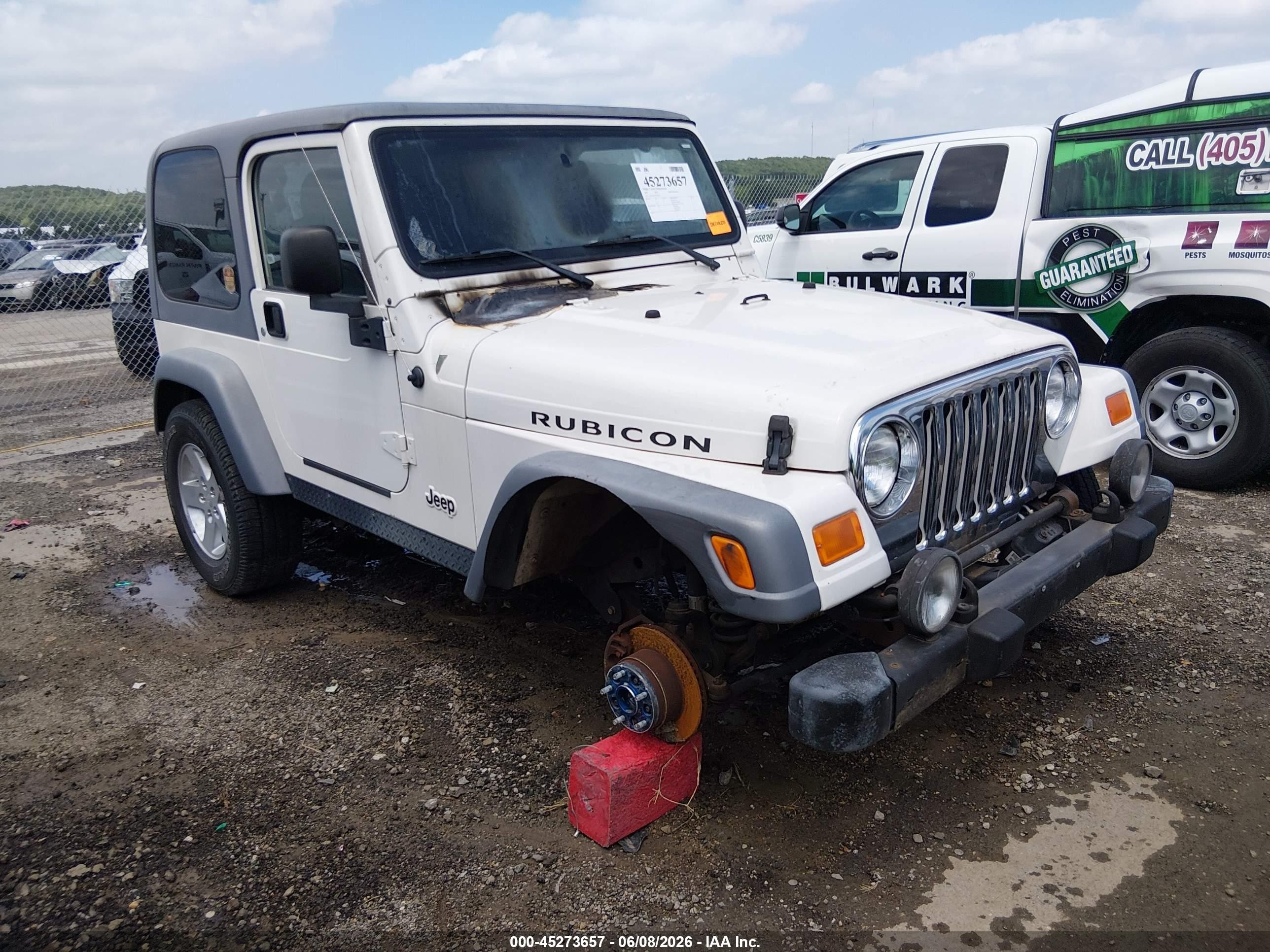 2005 Jeep Wrangler Rubicon, VIN 1J4FA69S95P302250 — Front end