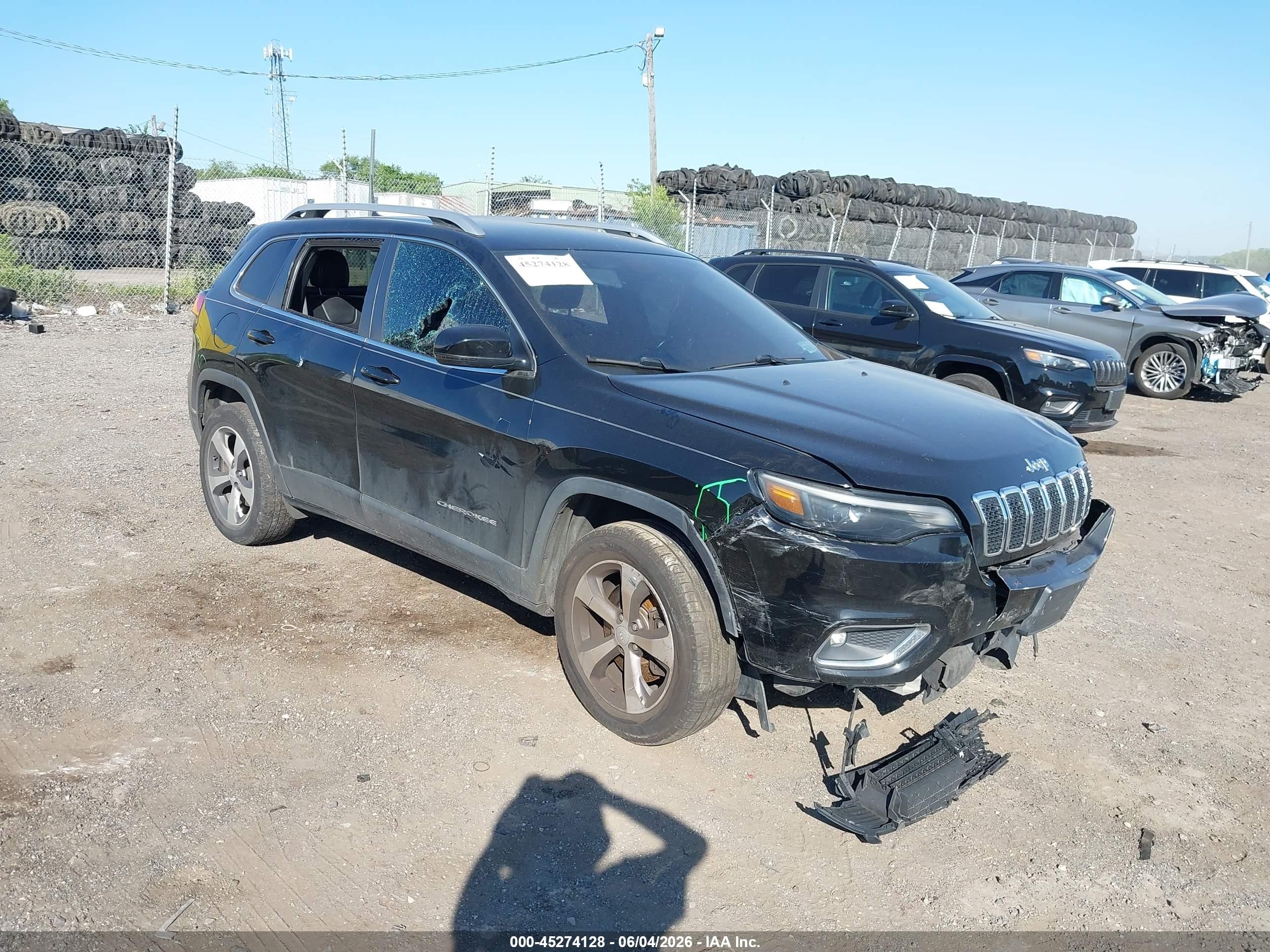2020 Jeep Cherokee High Altitude, VIN 1C4PJMDN7LD506673 — Front end