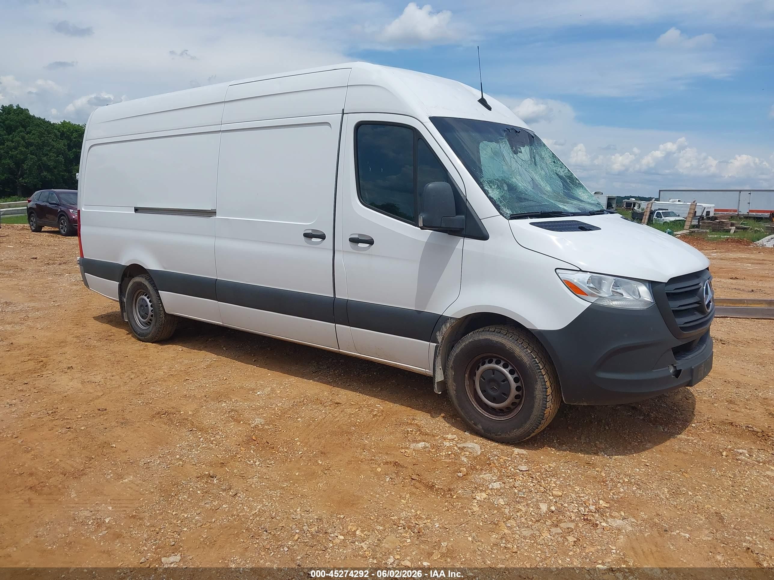 2022 Mercedes-Benz Sprinter Cargo, VIN W1Y4DCHY4NT091888 — Hail