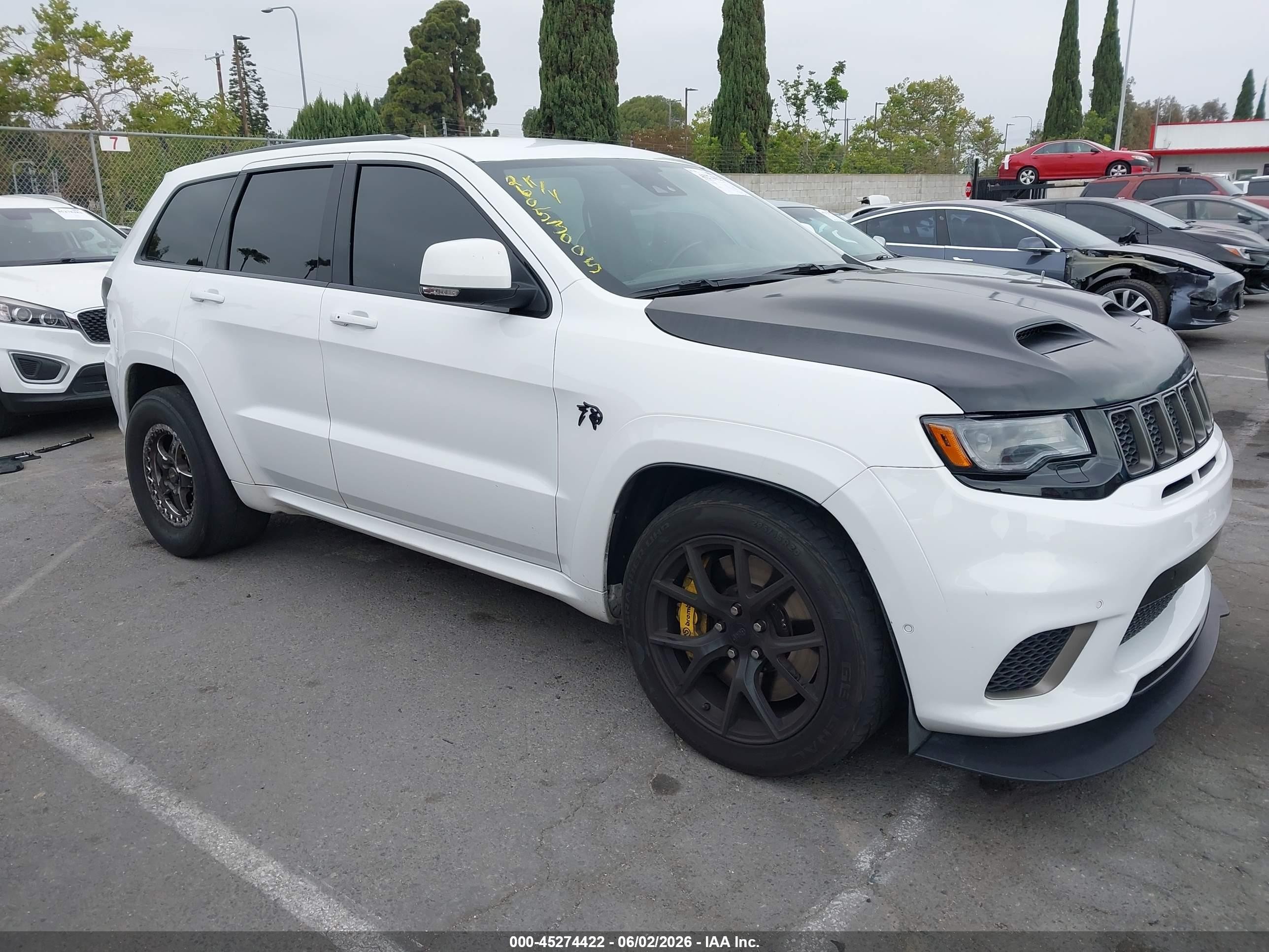 2021 Jeep Grand Cherokee Trackhawk, VIN 1C4RJFN90MC819576 — Theft recovery