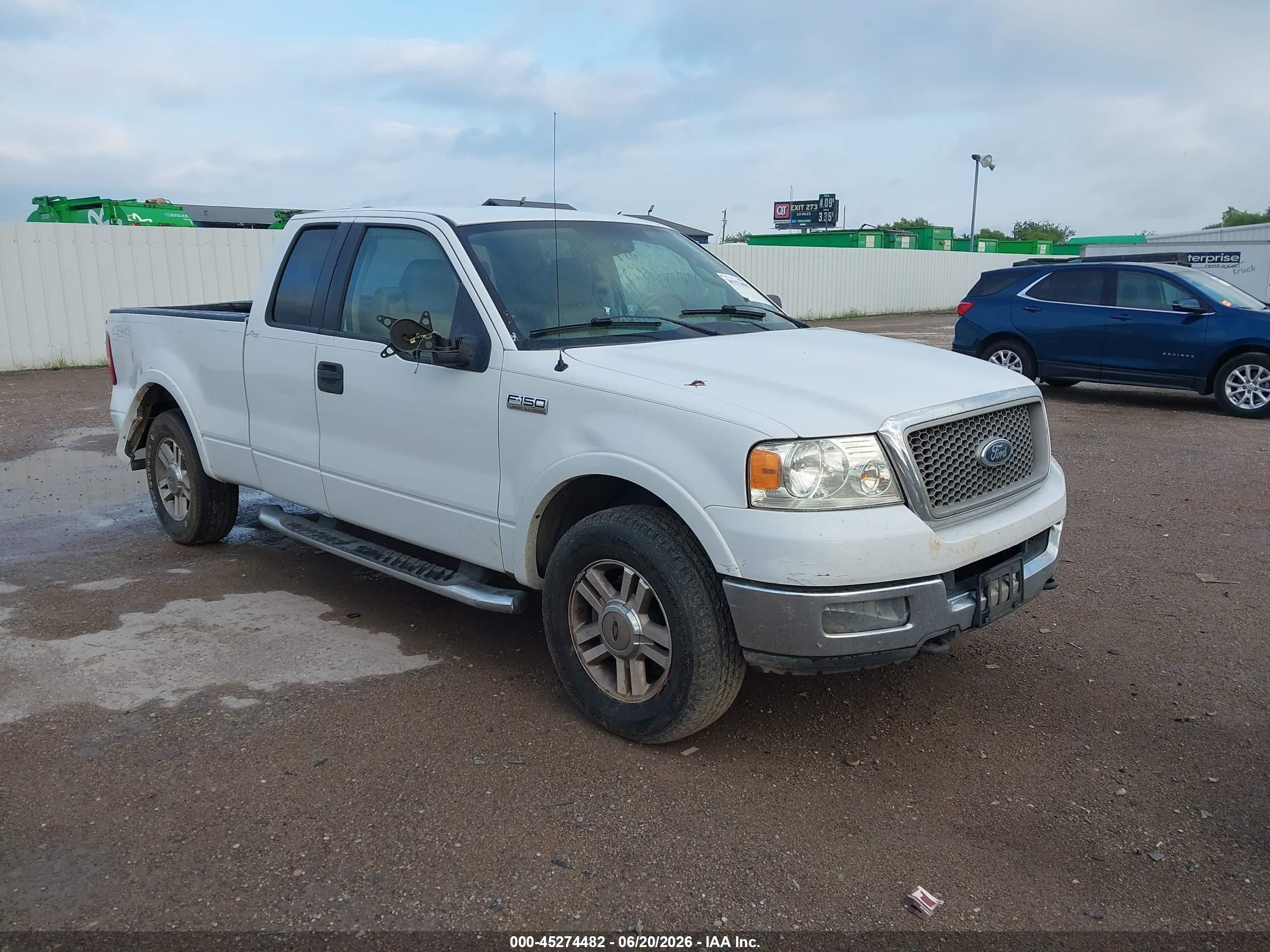 2005 Ford F-150 XLT, VIN 1FTPX14535NA28021 — Rear end