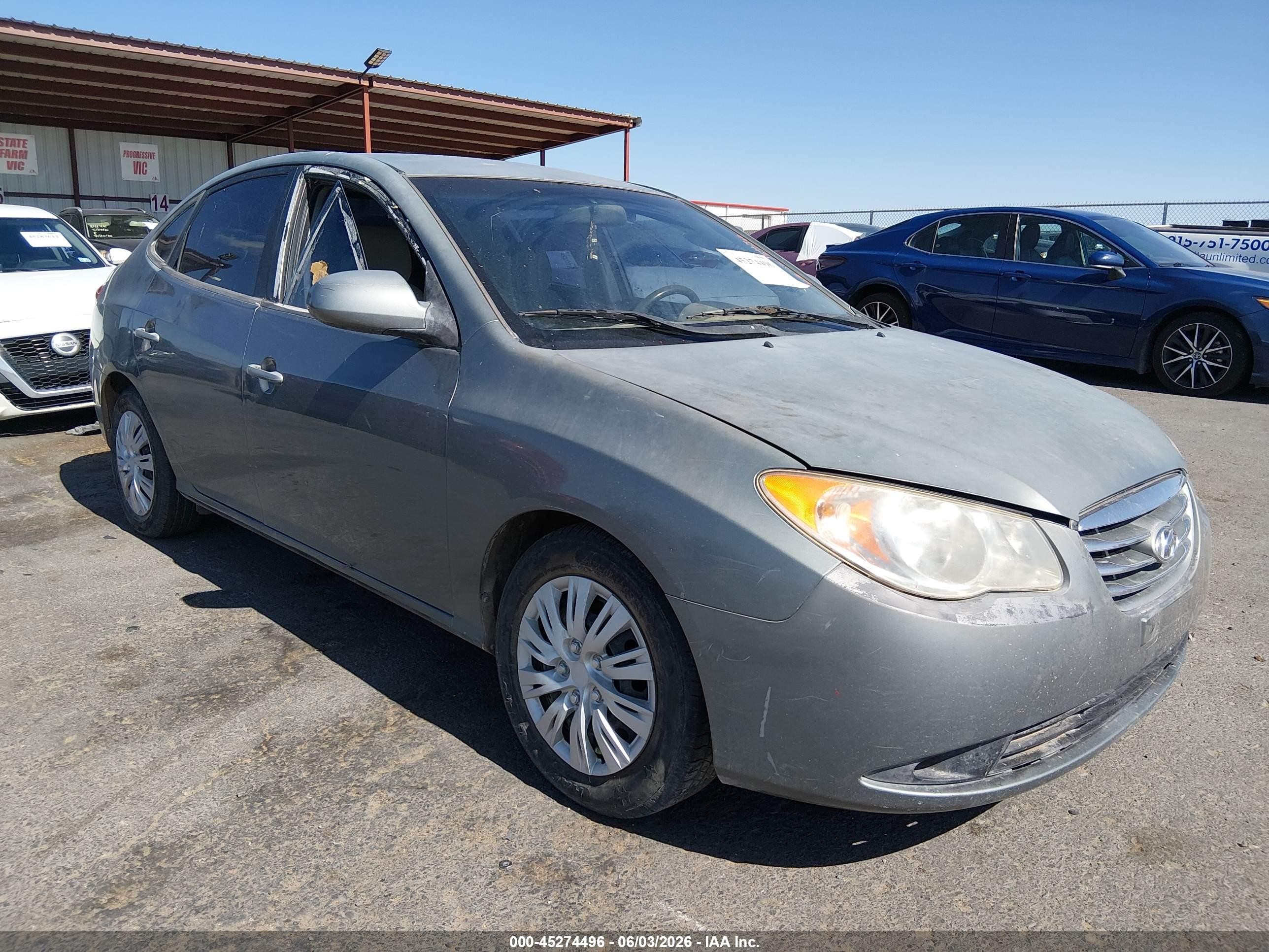 2010 Hyundai Elantra GLS, VIN KMHDU4AD9AU967386 — Normal wear