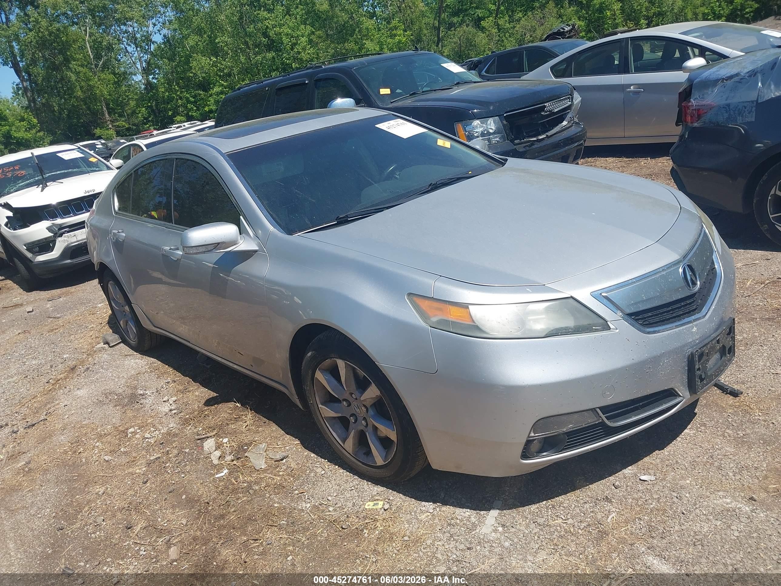 2014 Acura TL Technology, VIN 19UUA8F54EA007391 — Rear end